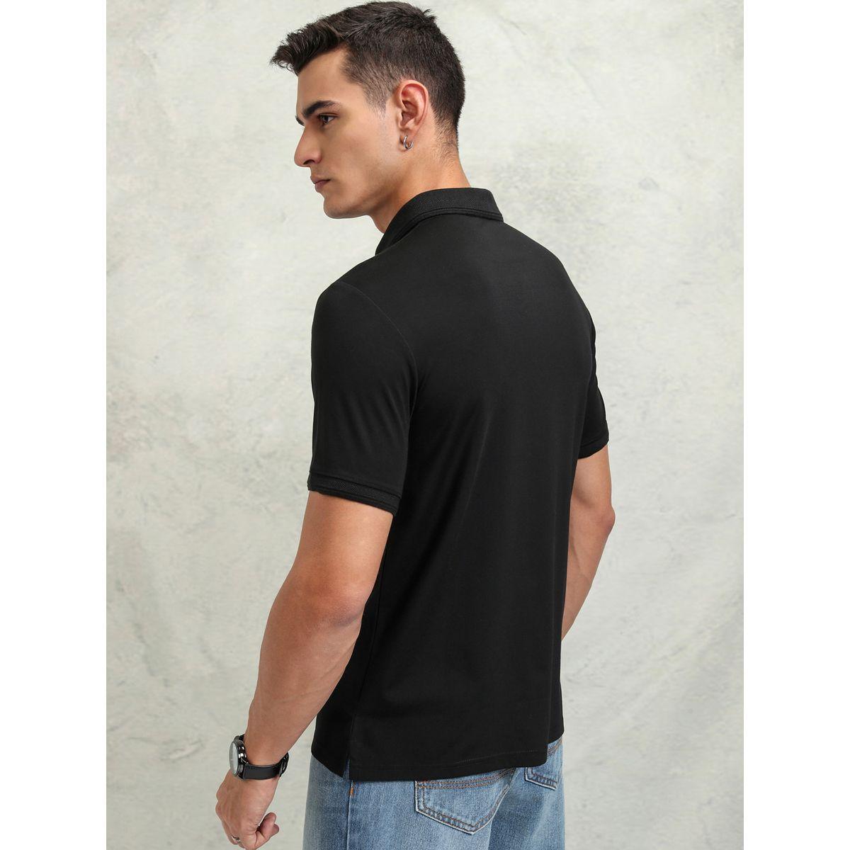 Highlander X Styli Solid Regular Fit Polo Neck T-Shirt-men-clothing-tshirtsandpolos-tshirts-image-3