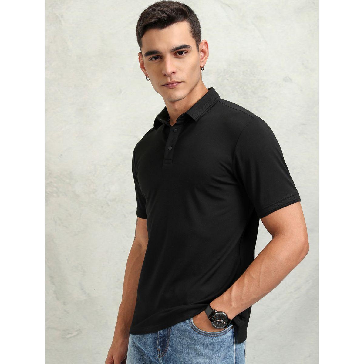 Highlander X Styli Solid Regular Fit Polo Neck T-Shirt-men-clothing-tshirtsandpolos-tshirts-image-4