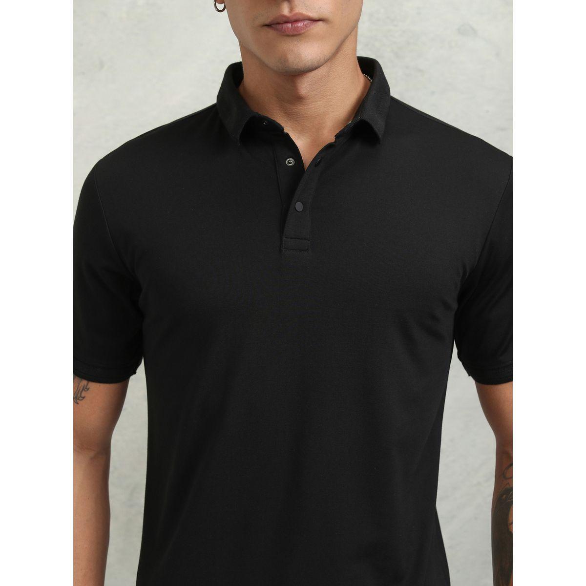 Highlander X Styli Solid Regular Fit Polo Neck T-Shirt-men-clothing-tshirtsandpolos-tshirts-image-5