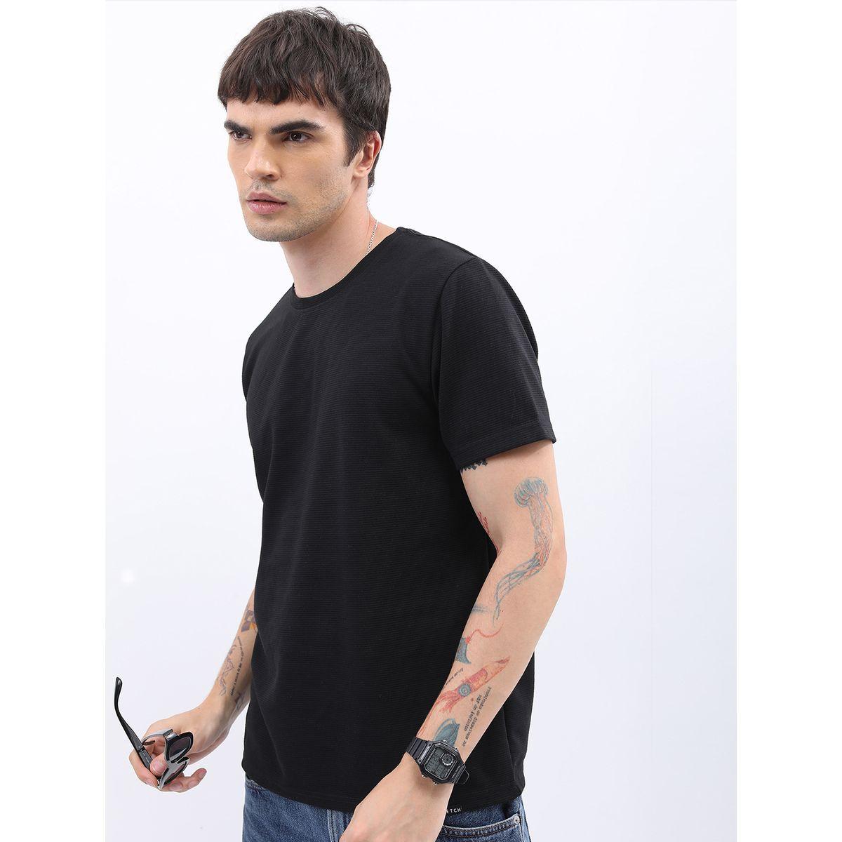 Ketch X Styli Solid Round Neck Regular Fit T-Shirt-men-clothing-tshirtsandpolos-tshirts-image-4