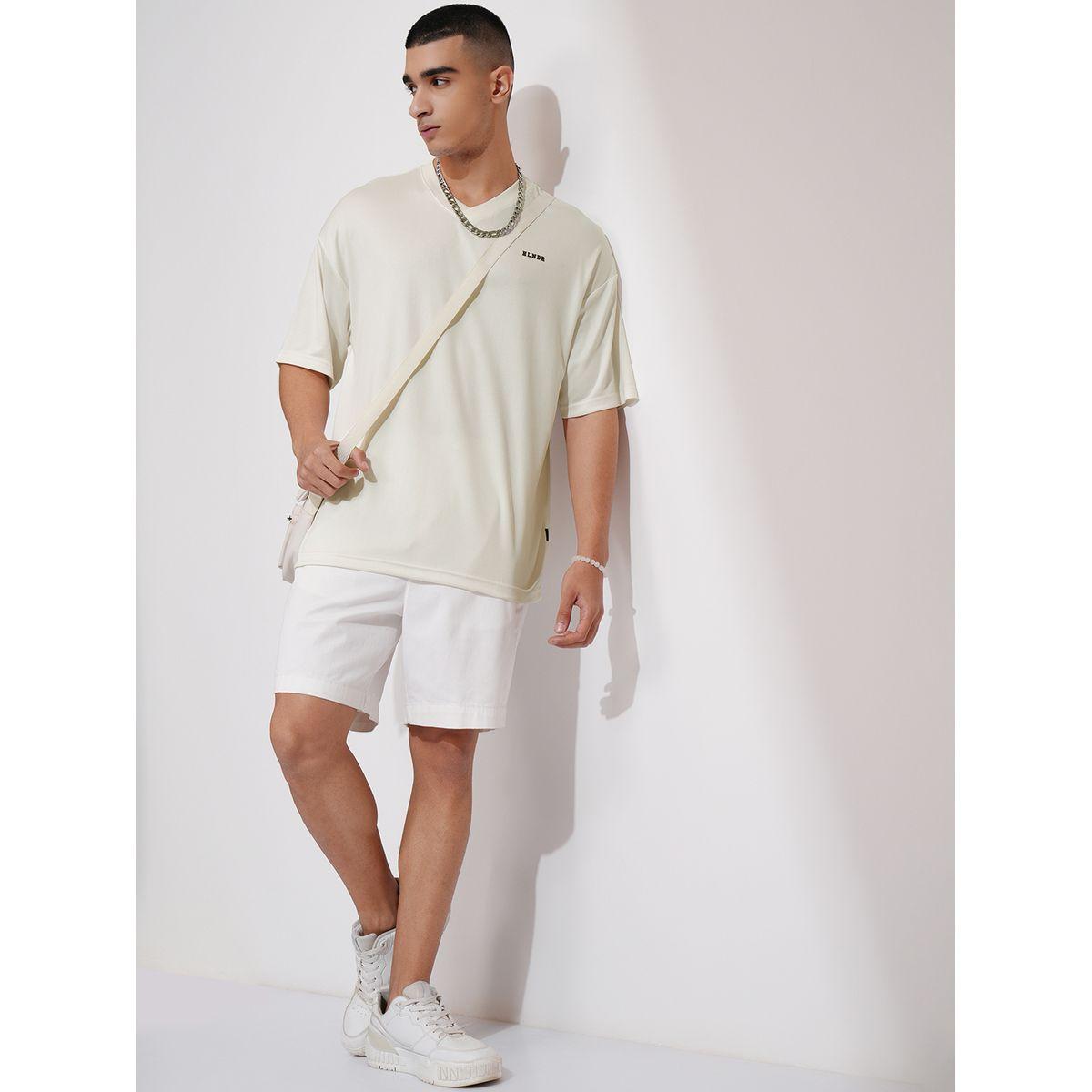 Highlander X Styli Solid Embroidered V-Neck Oversized T-Shirt-men-clothing-tshirtsandpolos-tshirts-image-2