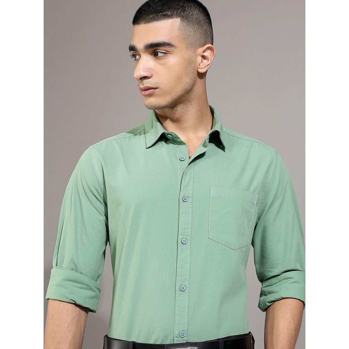Ketch X Styli Slim Fit Collared Shirt with Pocket-men-clothing-shirts-image-1