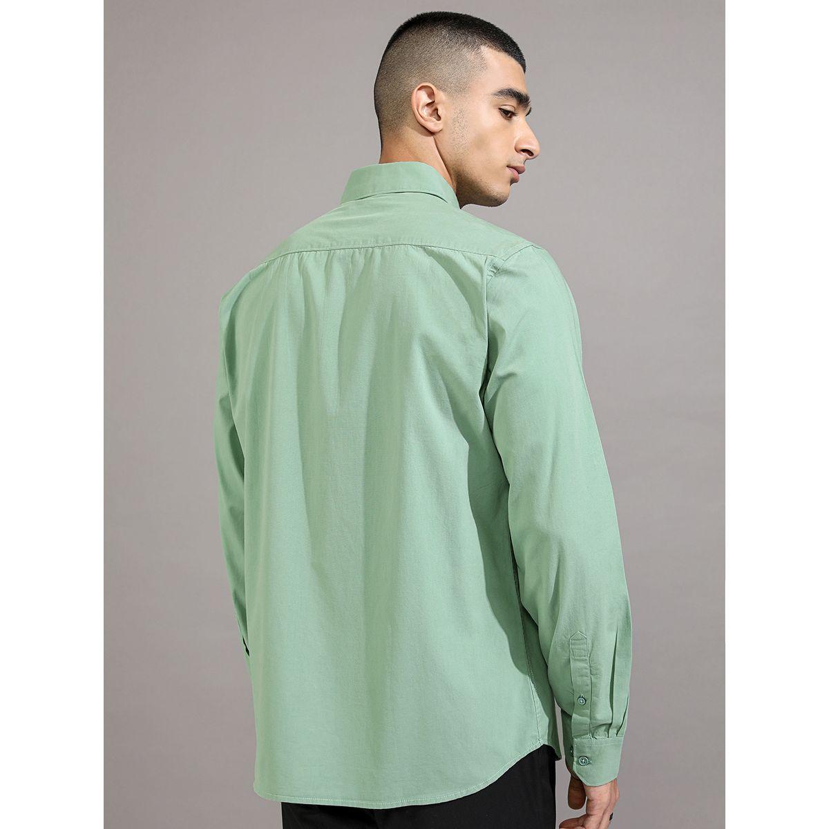 Ketch X Styli Slim Fit Collared Shirt with Pocket-men-clothing-shirts-image-3