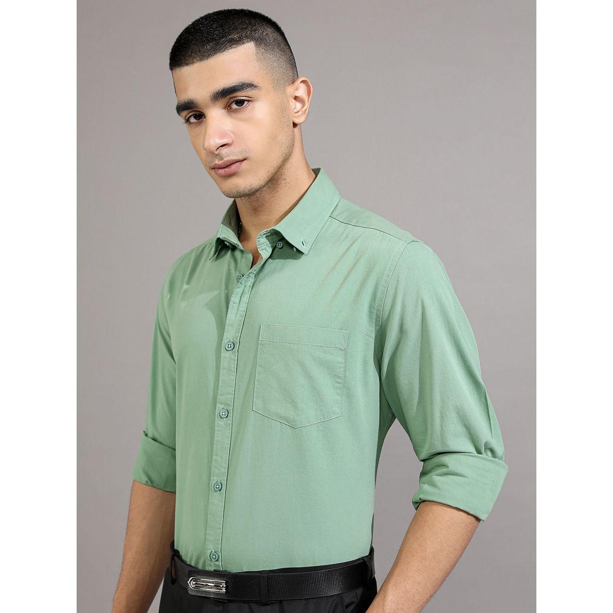 Ketch X Styli Slim Fit Collared Shirt with Pocket-men-clothing-shirts-image-4