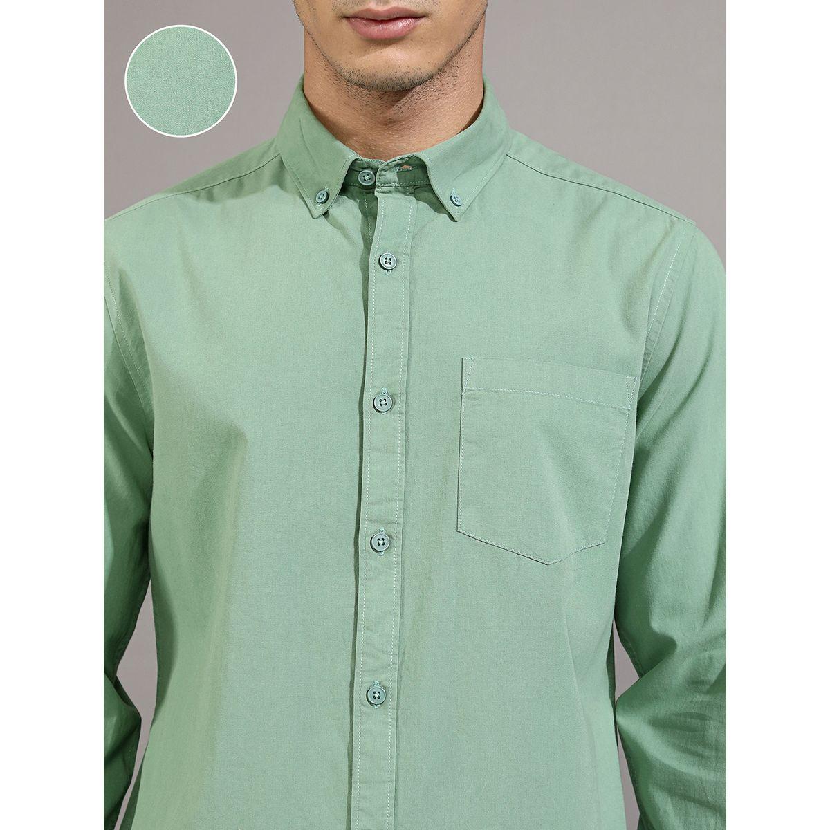 Ketch X Styli Slim Fit Collared Shirt with Pocket-men-clothing-shirts-image-5