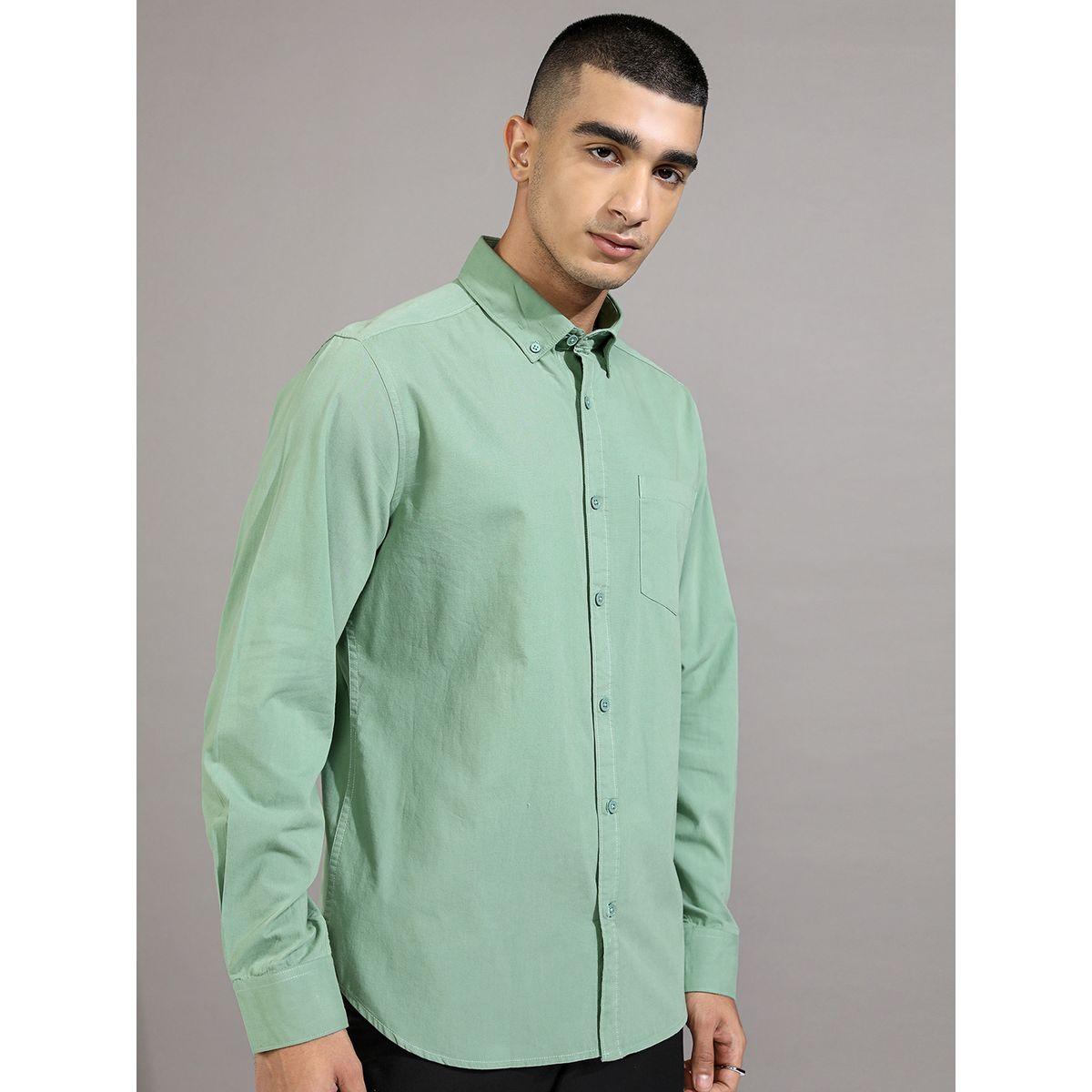Ketch X Styli Slim Fit Collared Shirt with Pocket-men-clothing-shirts-image-6