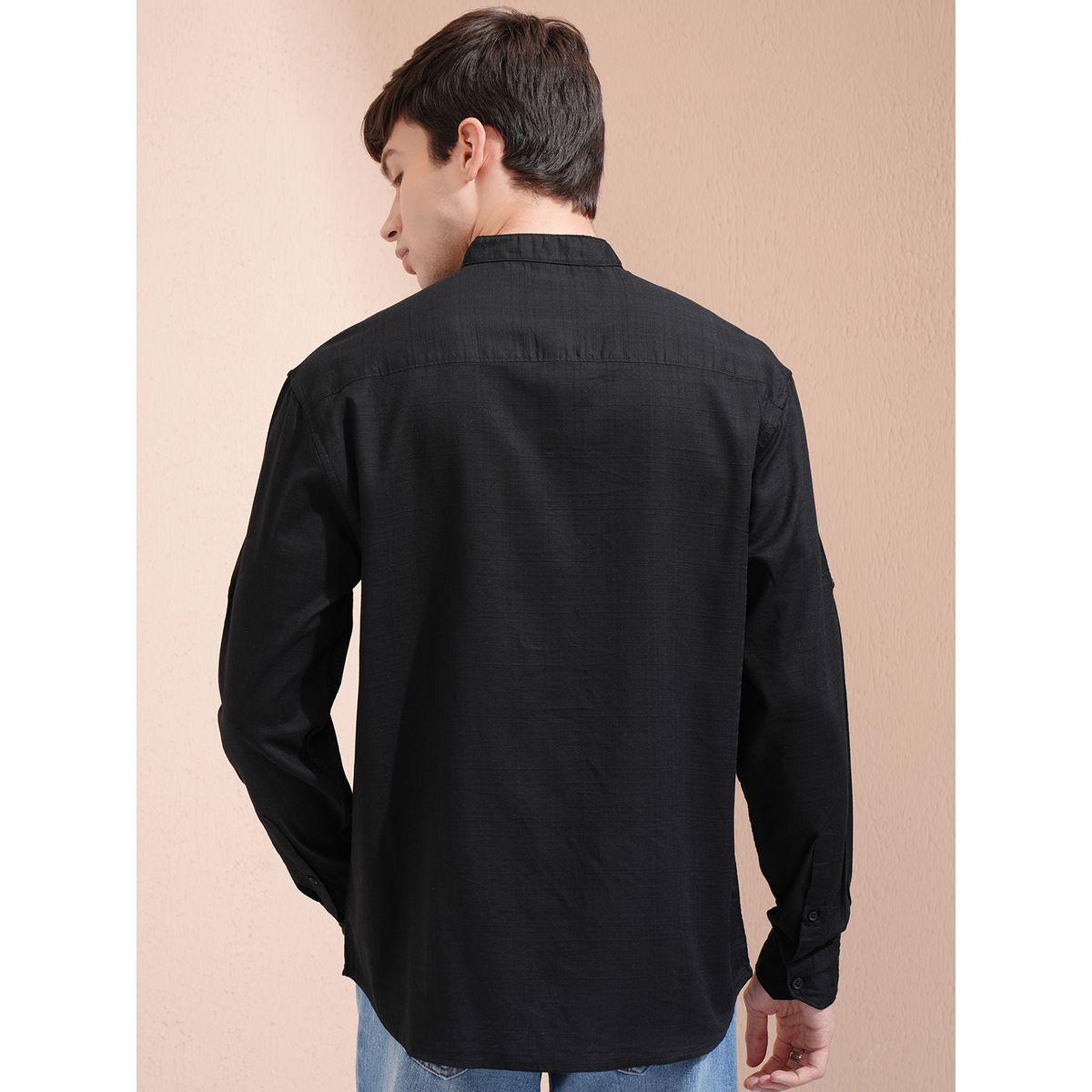 Highlander X Styli Relaxed Fit Mandarin Collar Shirt-men-clothing-shirts-image-3