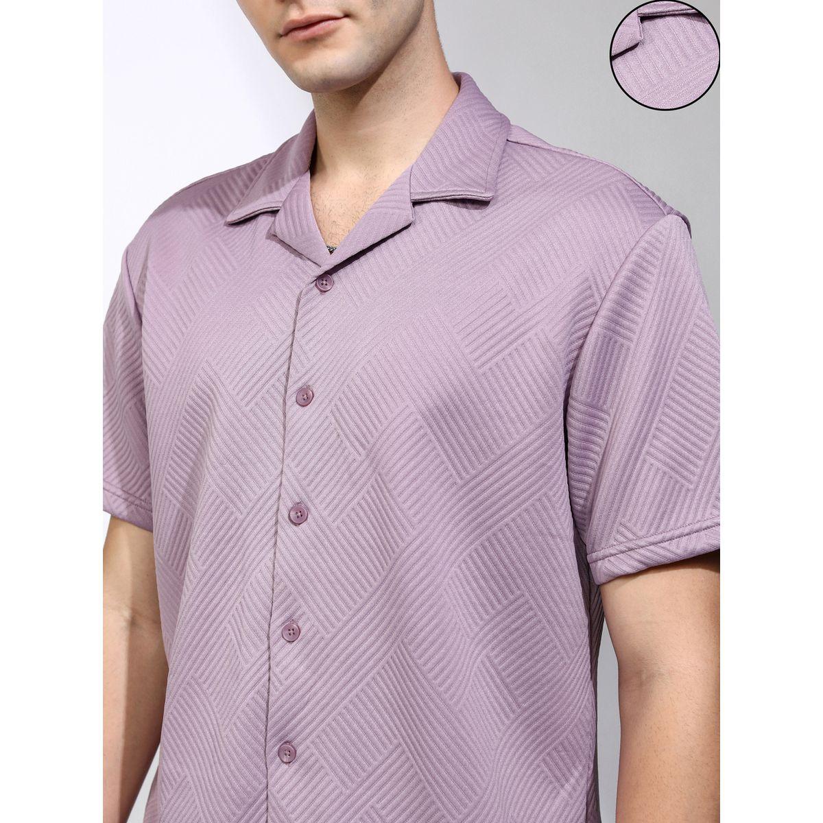 Highlander X Styli Textured Relaxed Fit Collared Shirt-men-clothing-shirts-image-5
