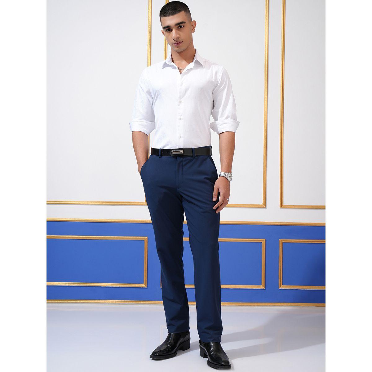 قميص سادة بقصة سليم فيت-men-clothing-shirts-image-2