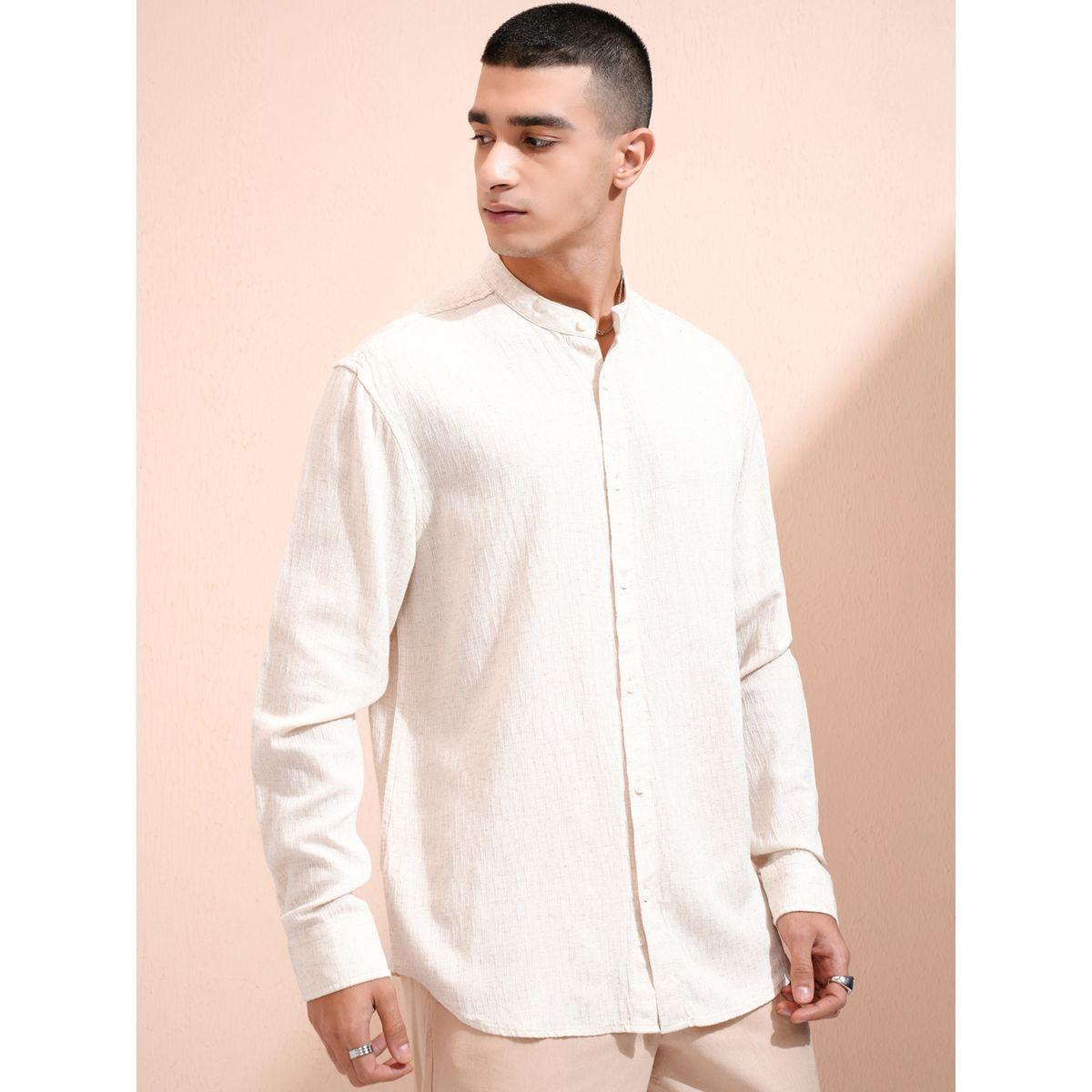 Textured Relaxed Fit Collared Shirt-men-clothing-shirts-image-6