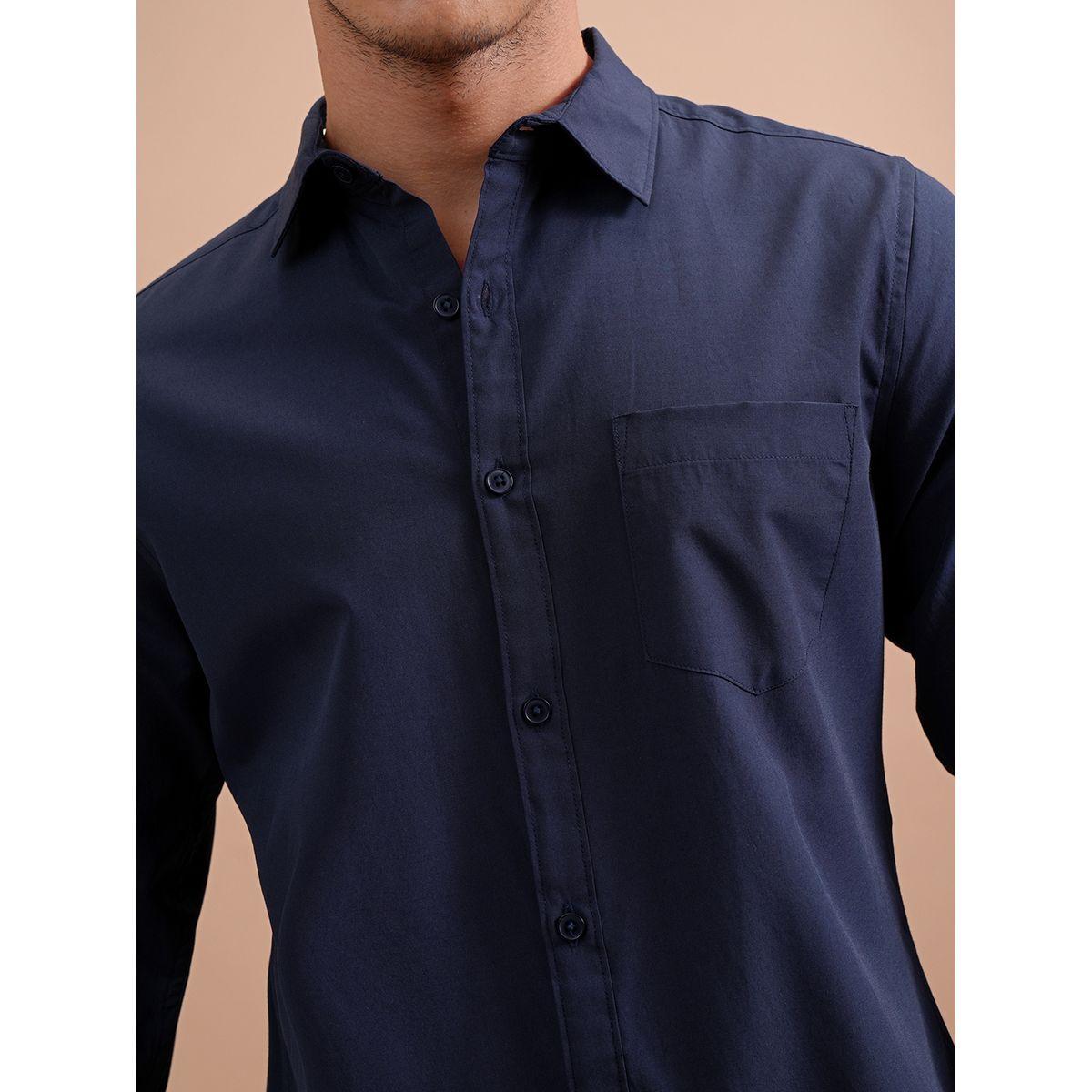 Highlander X Styli Slim Fit Spread Collar Shirt with Pocket-men-clothing-shirts-image-5