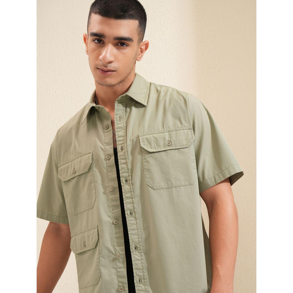 Highlander X Styli Regular Fit Collared Shirt with Pockets-men-clothing-shirts-image-1