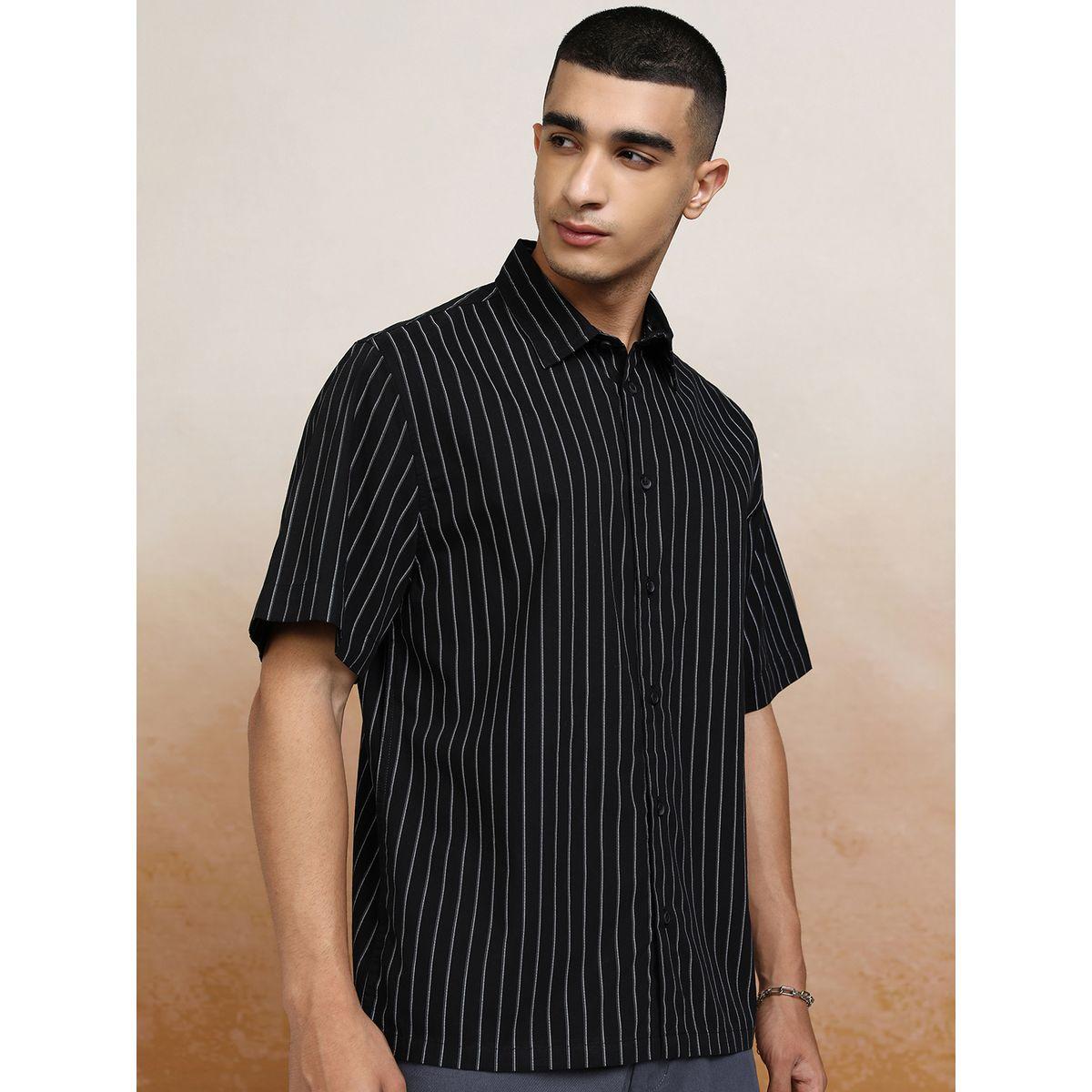 قميص مخطط بقصة بوكسي هايلاندر × ستايلي-men-clothing-shirts-image-6