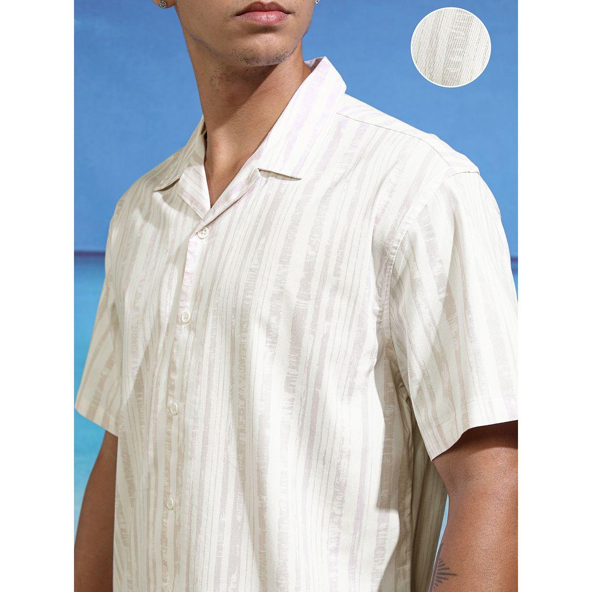Highlander X Styli Relaxed Fit Striped Short Sleeve Shirt-men-clothing-shirts-image-5