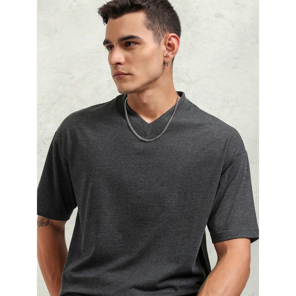 تيشيرت سادة بقصة عادية هايلاندر × ستايلي-men-clothing-tshirtsandpolos-tshirts-image-1