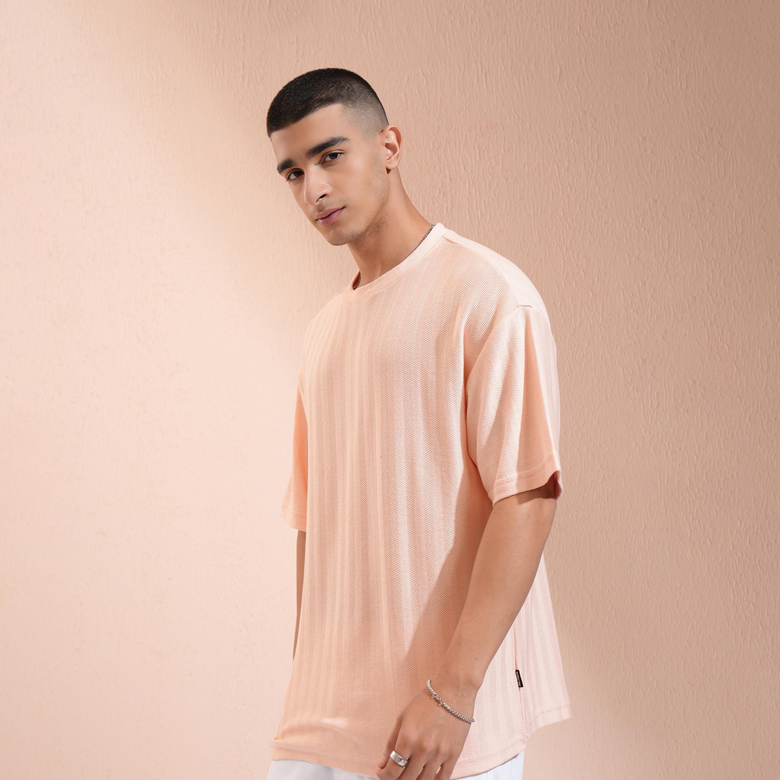 Highlander X Styli Textured Round Neck Oversized T-Shirt-men-clothing-tshirtsandpolos-tshirts-image-4
