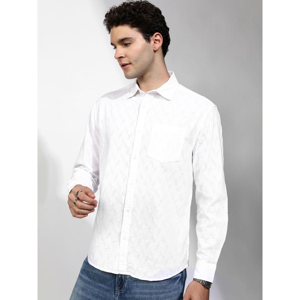 قميص بقصة مريحة مع تفاصيل بارزة الملمس وجيوب-men-clothing-shirts-image-4