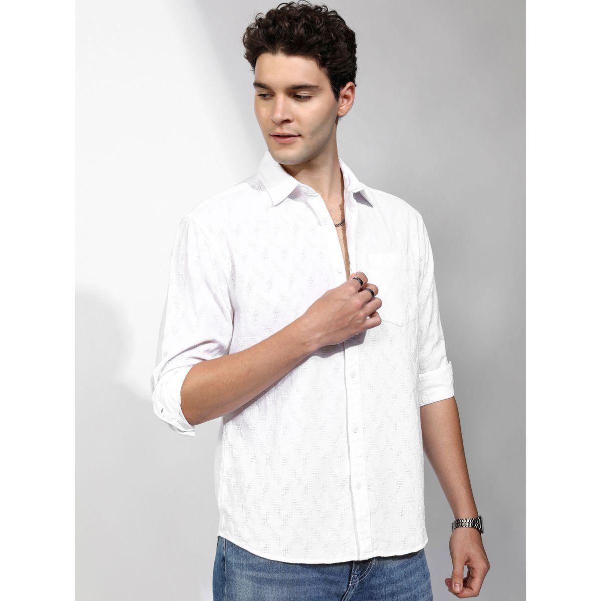 قميص بقصة مريحة مع تفاصيل بارزة الملمس وجيوب-men-clothing-shirts-image-6