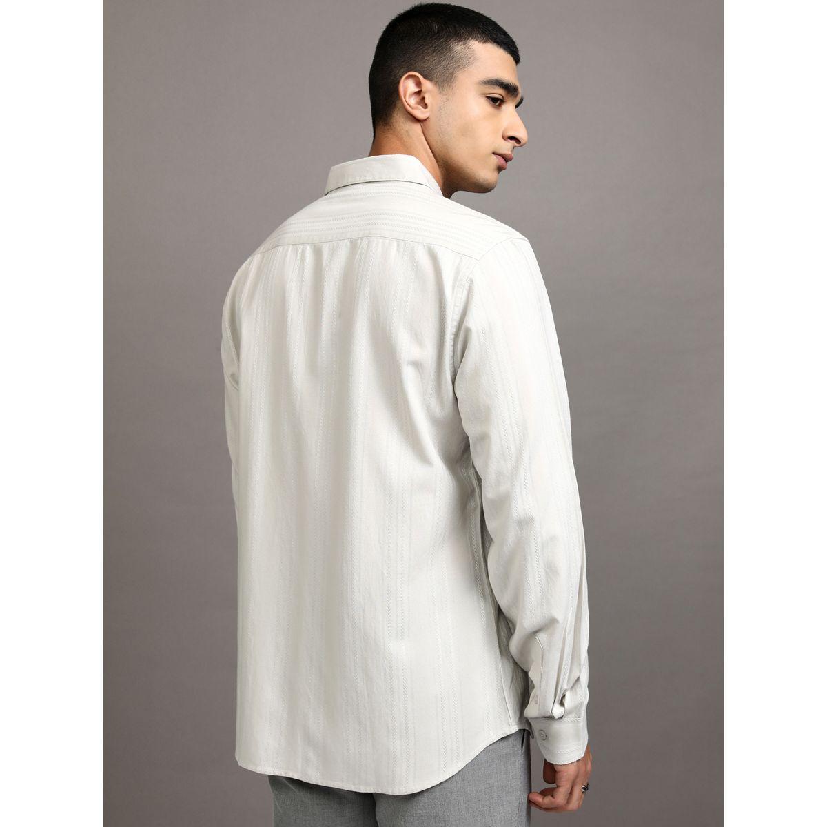 Slim Fit Striped Collared Shirt-men-clothing-shirts-image-3