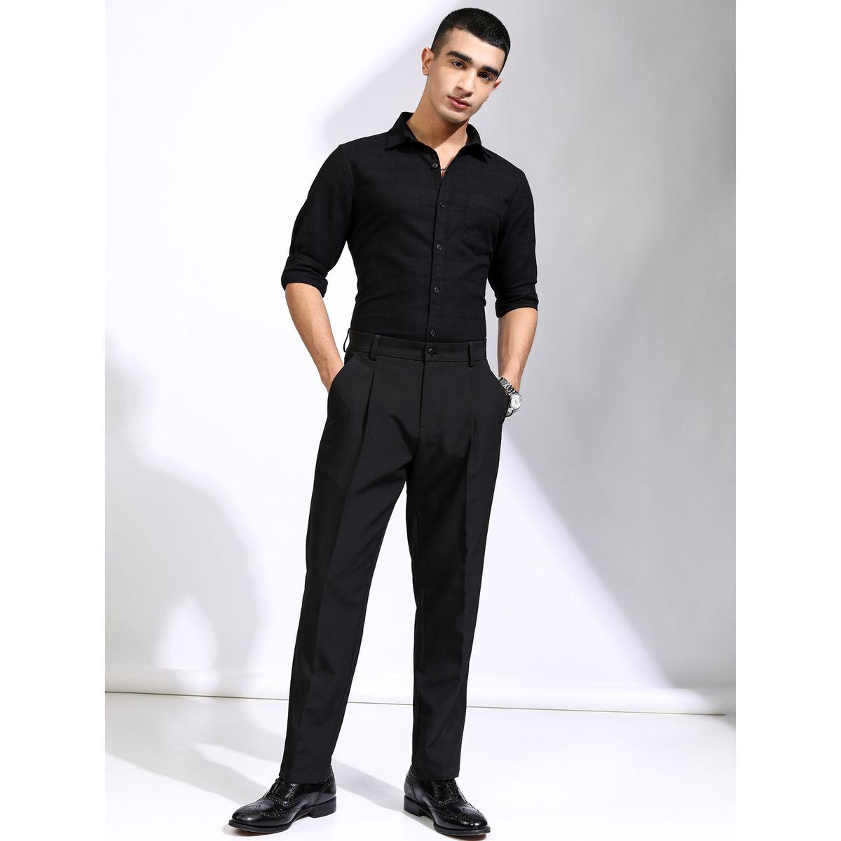 Regular Fit Collared Shirt with Pocket-men-clothing-shirts-image-2
