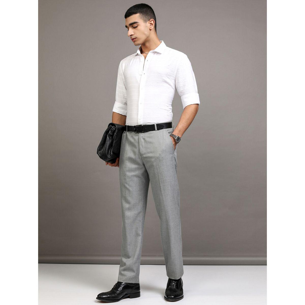 Textured Slim Fit Collared Shirt-men-clothing-shirts-image-2