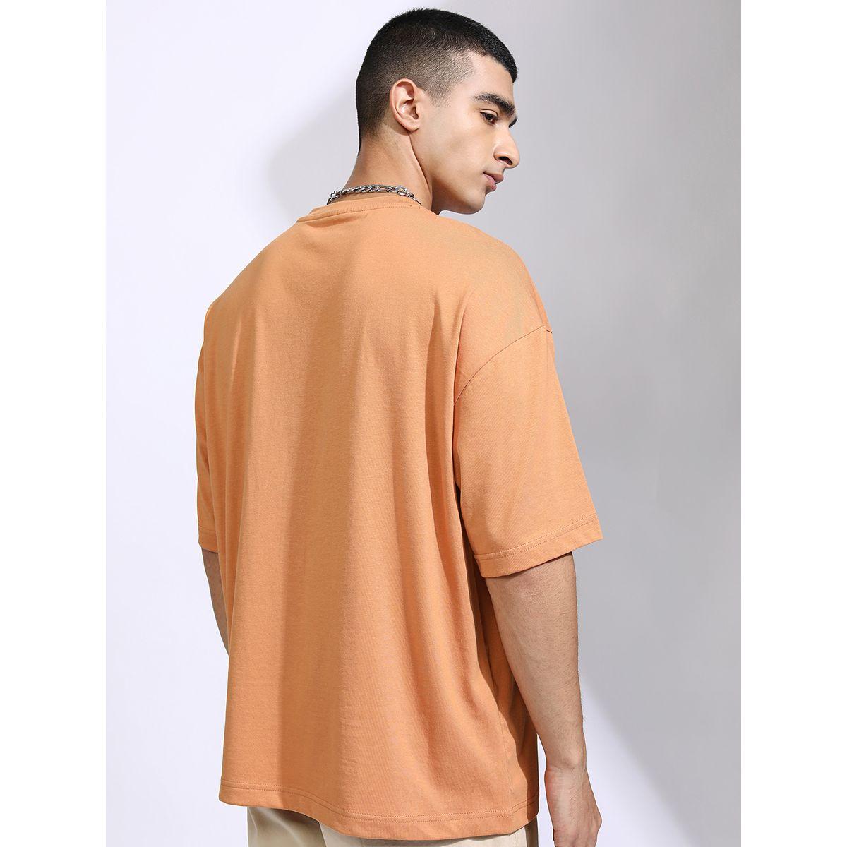 Embroidered Oversized T-Shirt with Patch Detail-men-clothing-tshirtsandpolos-tshirts-image-3