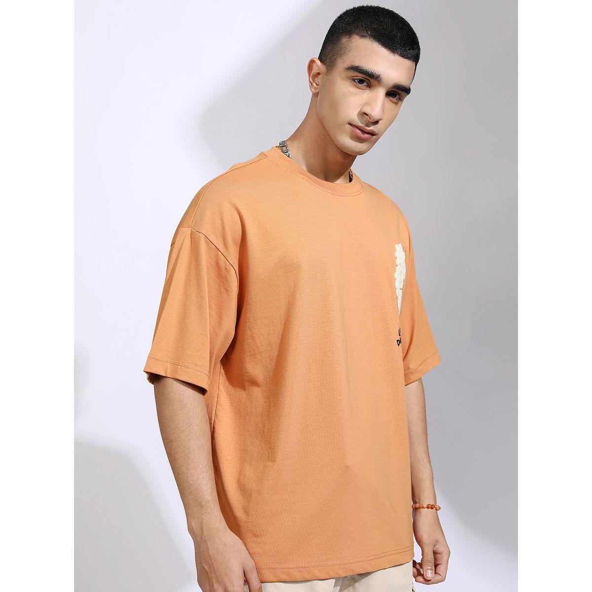 Embroidered Oversized T-Shirt with Patch Detail-men-clothing-tshirtsandpolos-tshirts-image-6