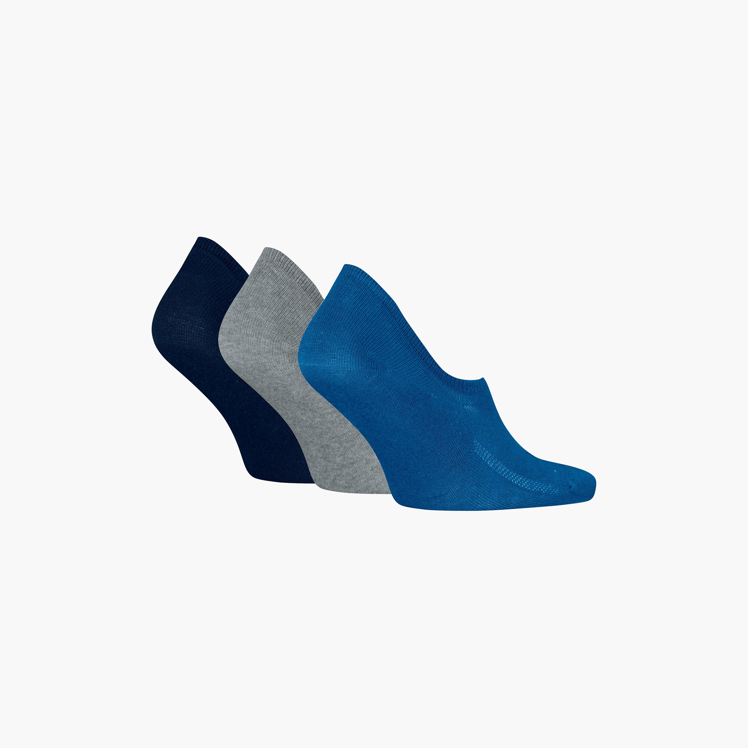 Levi's Pack of 3 Patterned Logo Shoe Liner Men's Socks-men-socks-image-6