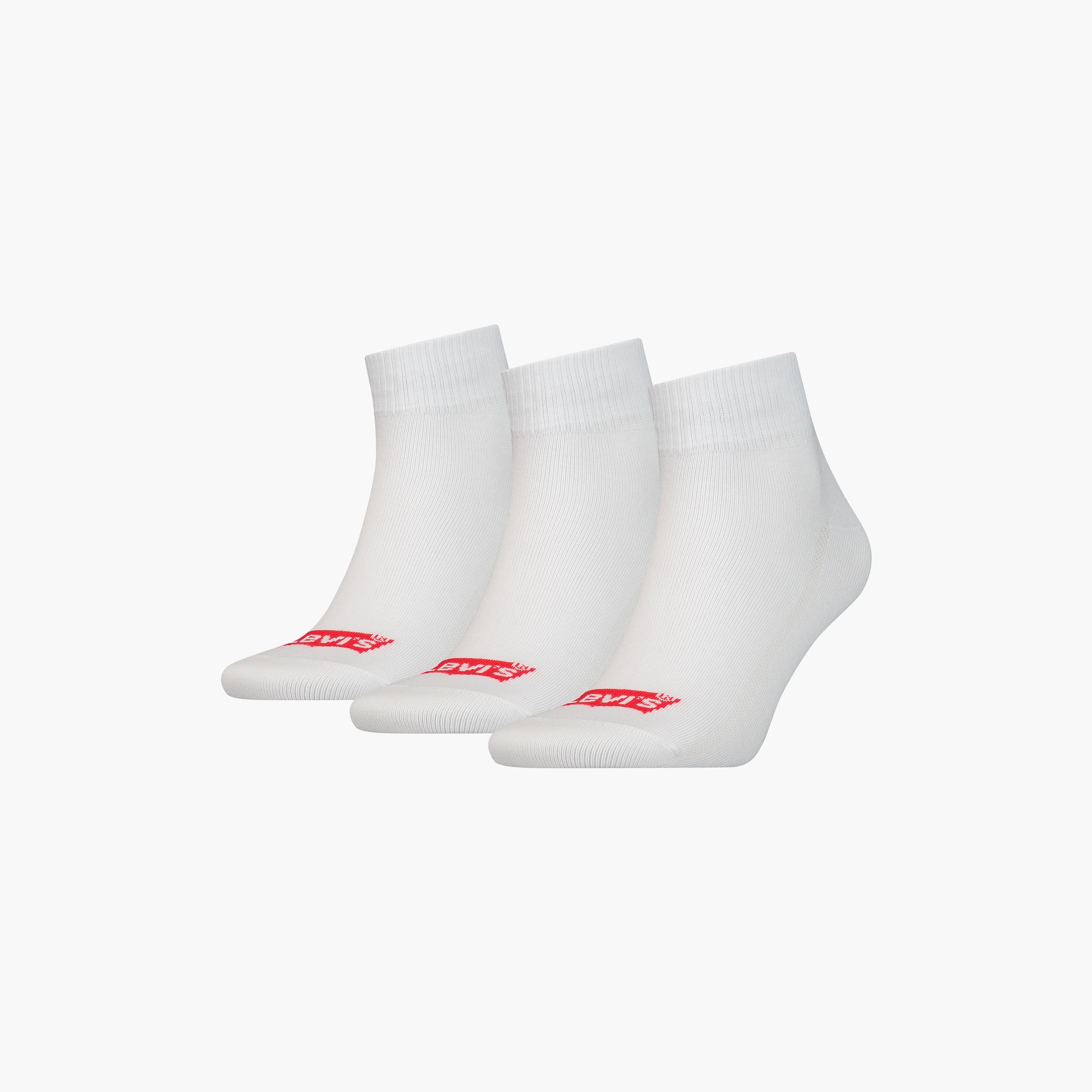 مجموعة من 3 جوارب رجالية بطول الكاحل بشعار منقوش من ليفايس-men-socks-image-3