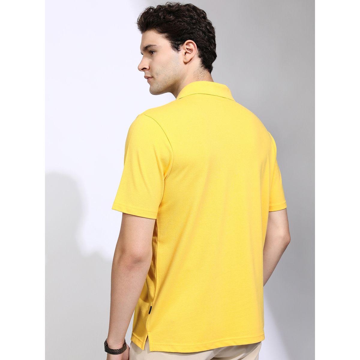 تيشيرت سادة بقصة عادية وياقة بولو-men-clothing-tshirtsandpolos-tshirts-image-3
