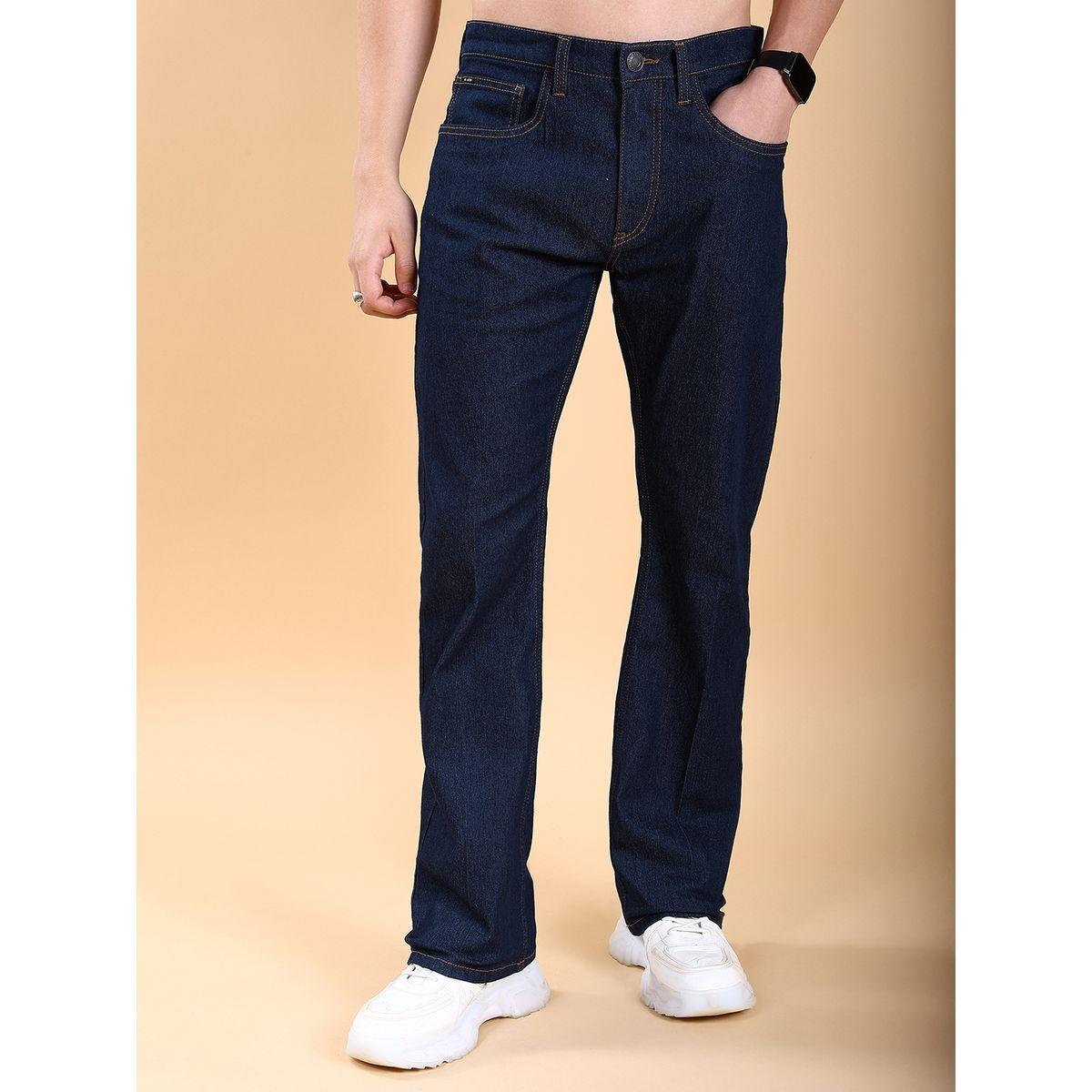 جينز بقصة بوت كات بخصر متوسط هايلاندر × ستايلي-men-clothing-bottoms-jeans-image-4