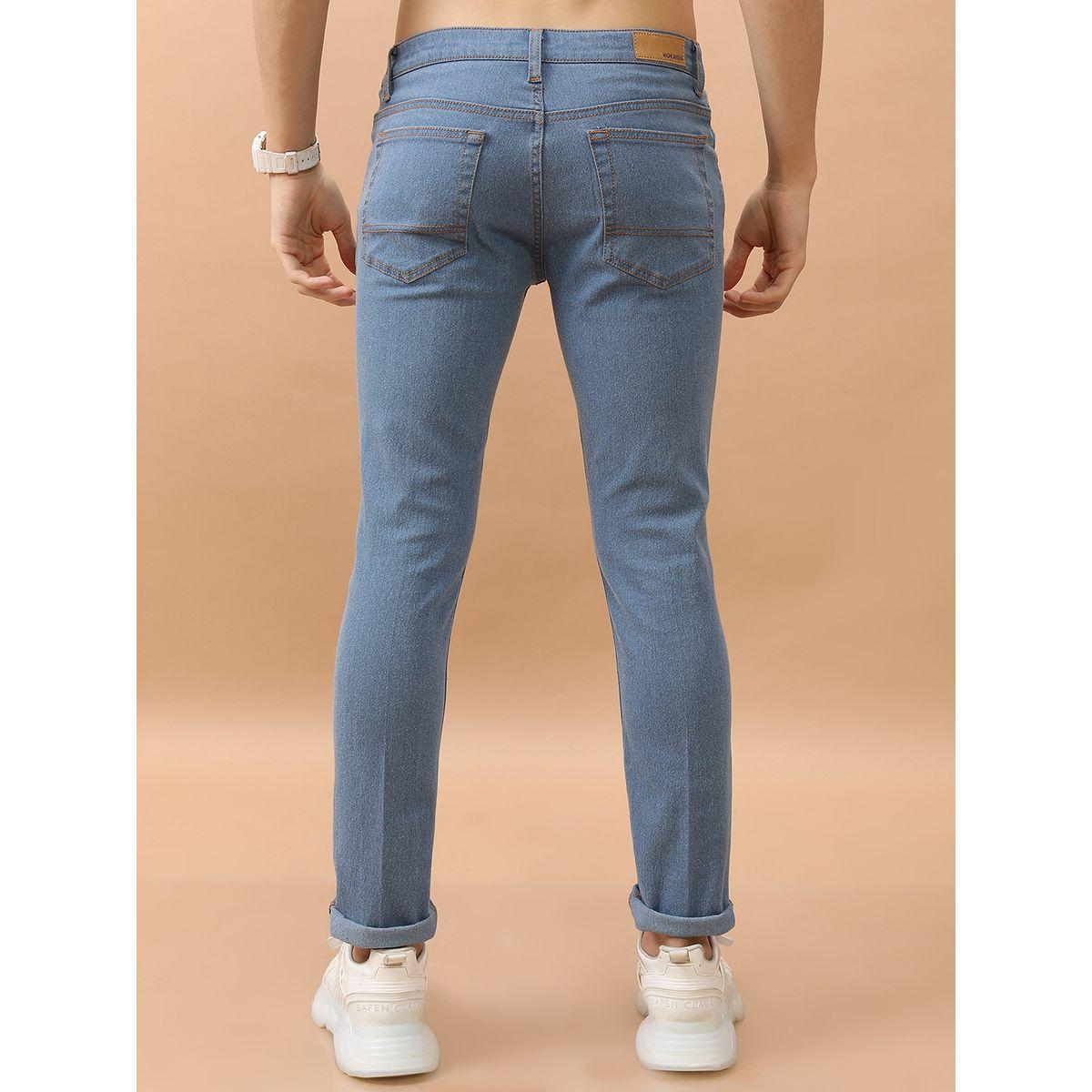 جينز بقصة أرجل مستقيمة وخصر متوسط هايلاندر × ستايلي-men-clothing-bottoms-jeans-image-3