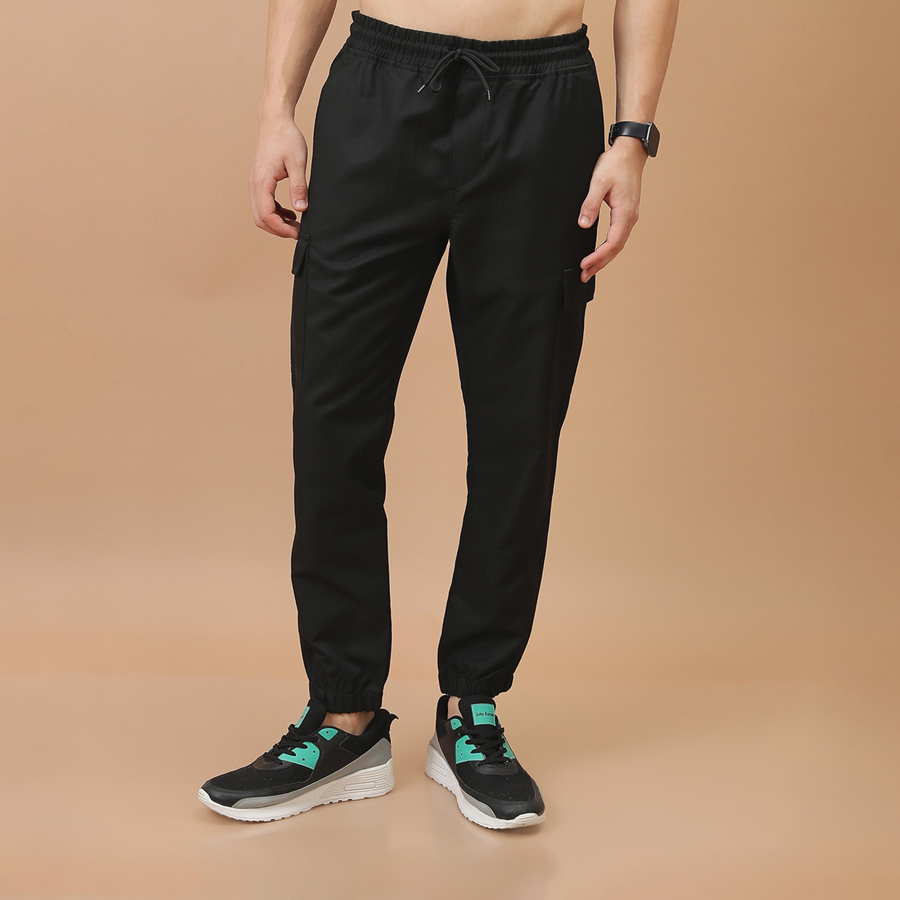 Highlander X Styli Mid Rise Regular Fit Drawstring Cargo Joggers-men-clothing-bottoms-joggers-image-1
