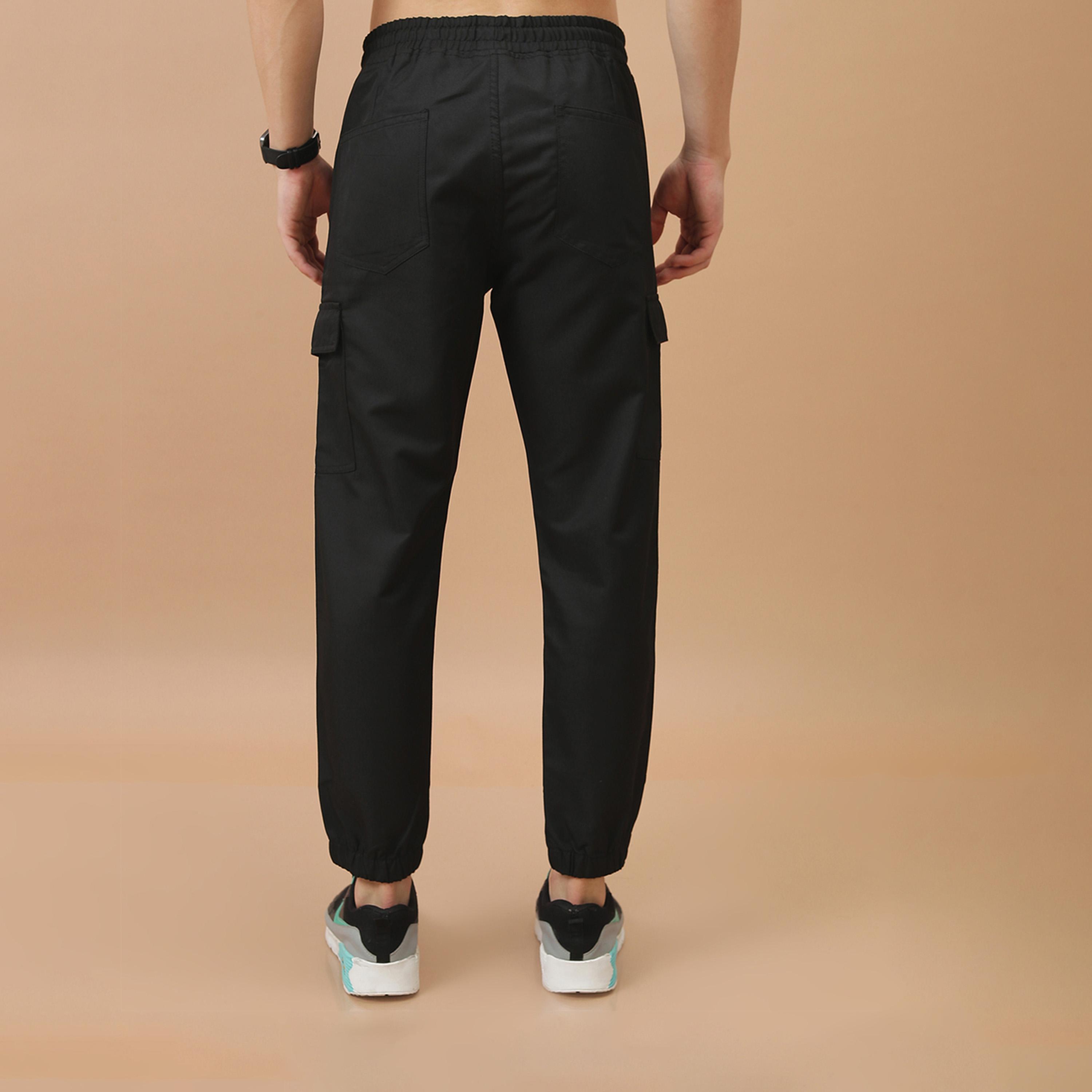 Highlander X Styli Mid Rise Regular Fit Drawstring Cargo Joggers-men-clothing-bottoms-joggers-image-3