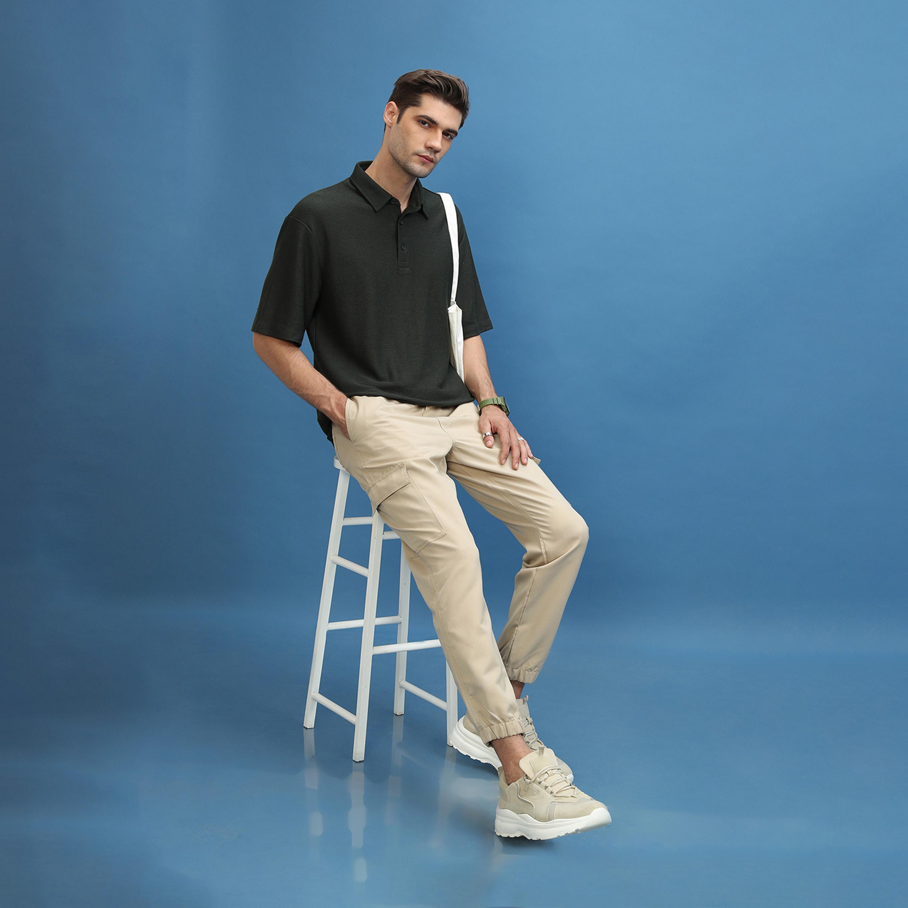 هايلاندر ستايلي - بنطال رياضي متوسط الارتفاع برباط سحب-men-clothing-bottoms-joggers-image-5