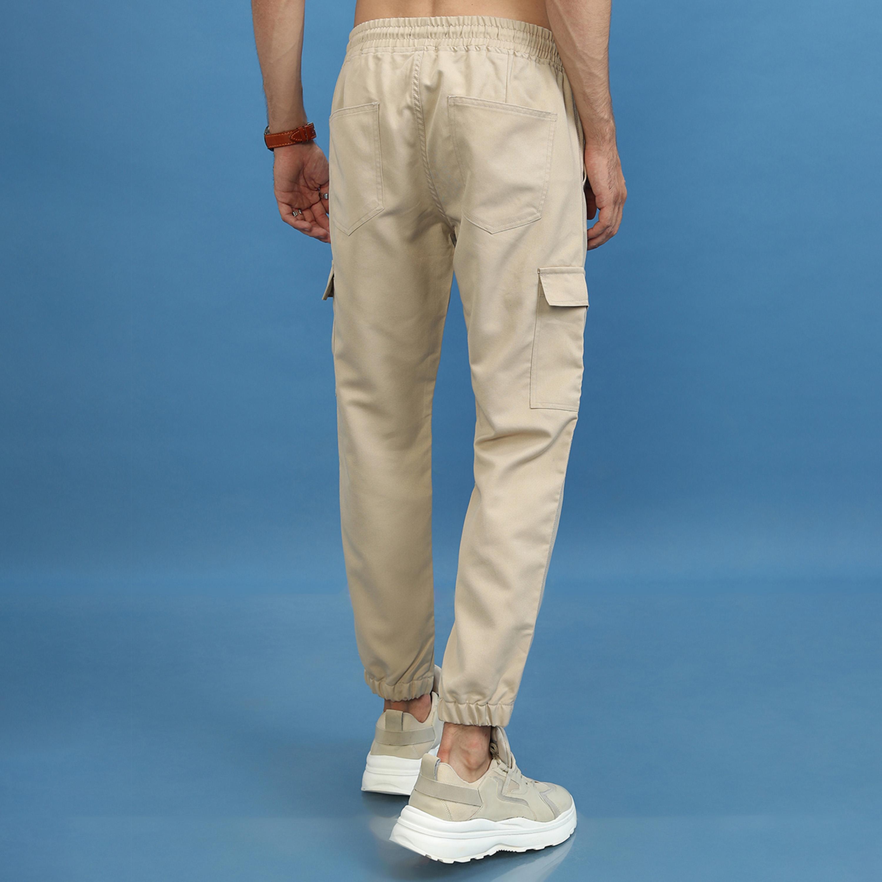 هايلاندر ستايلي - بنطال رياضي متوسط الارتفاع برباط سحب-men-clothing-bottoms-joggers-image-4