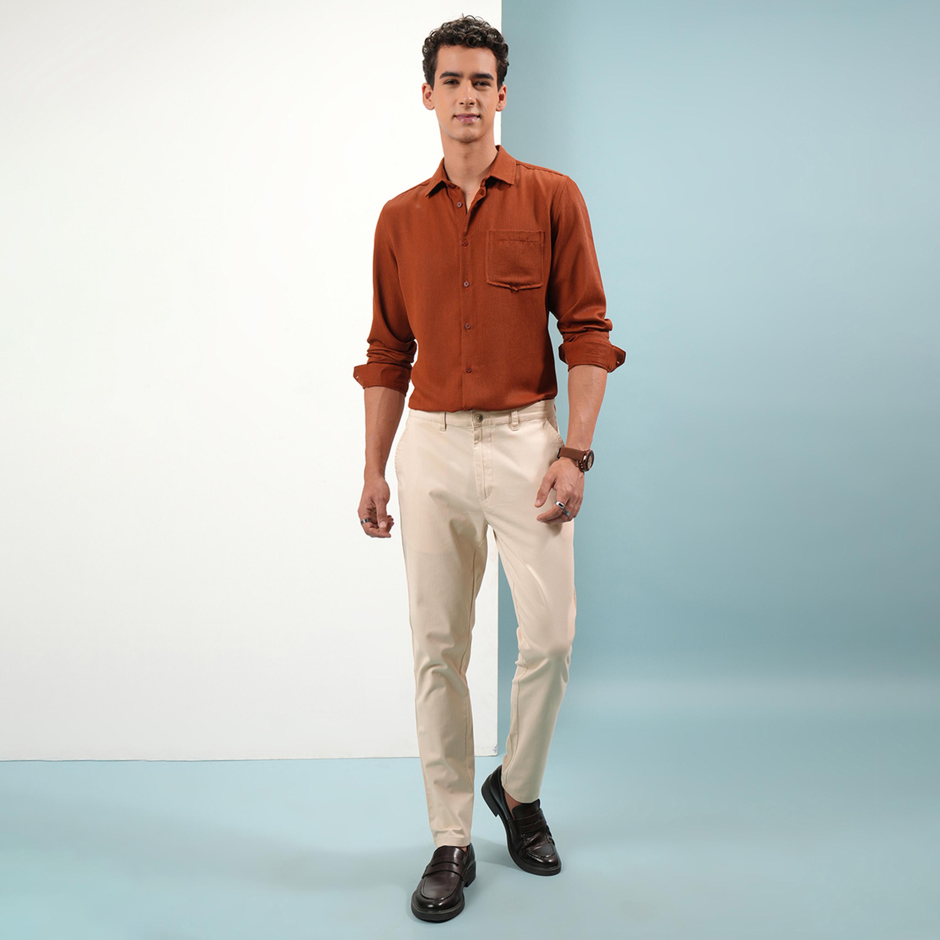 Highlander X Styli Mid Rise Slim Fit Chino Trousers-men-clothing-bottoms-trousersandchinos-chinos-image-2