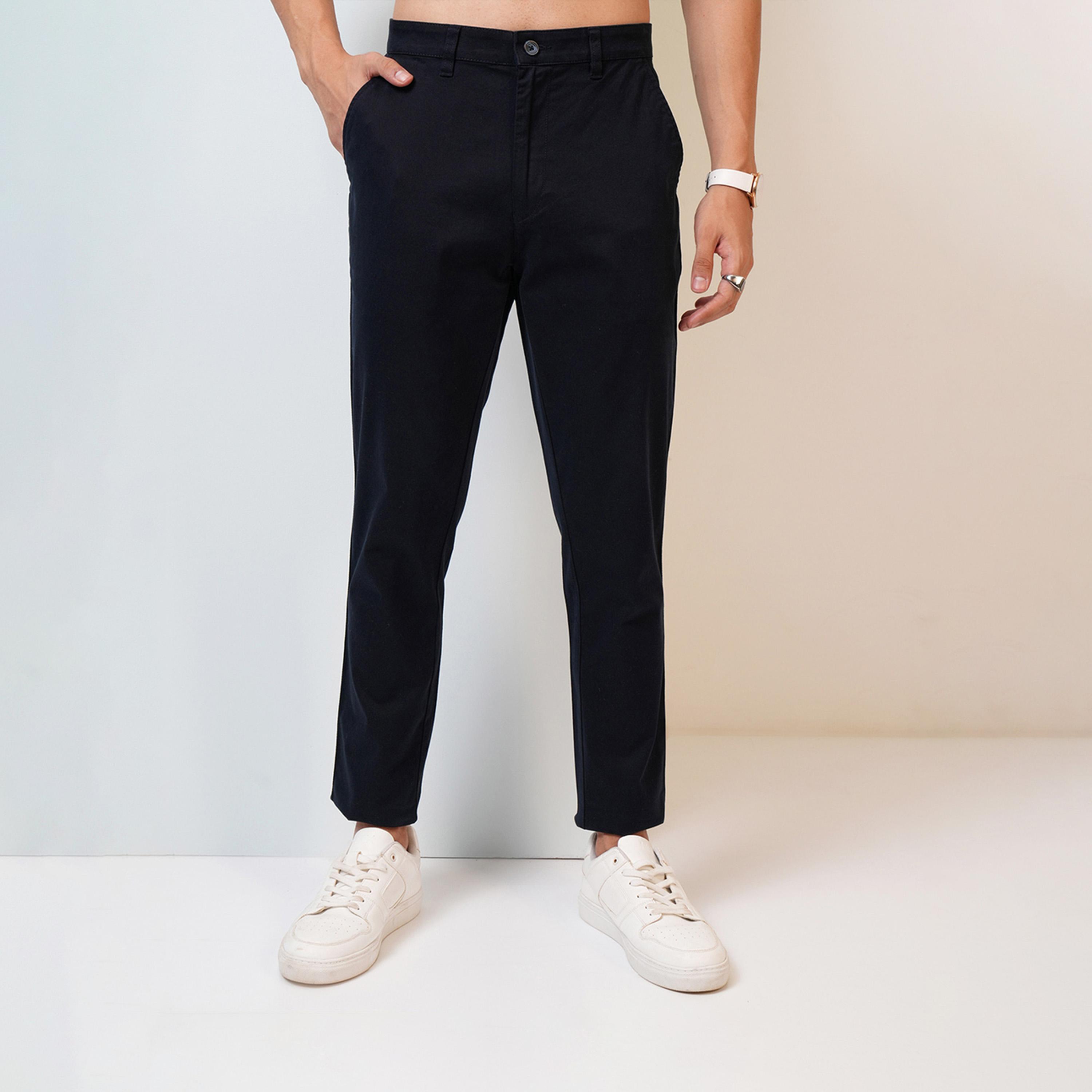 هايلاندر ستايلي - بنطال تشينو بقصّة سليم بخصر متوسط الارتفاع-men-clothing-bottoms-trousersandchinos-trousers-image-1