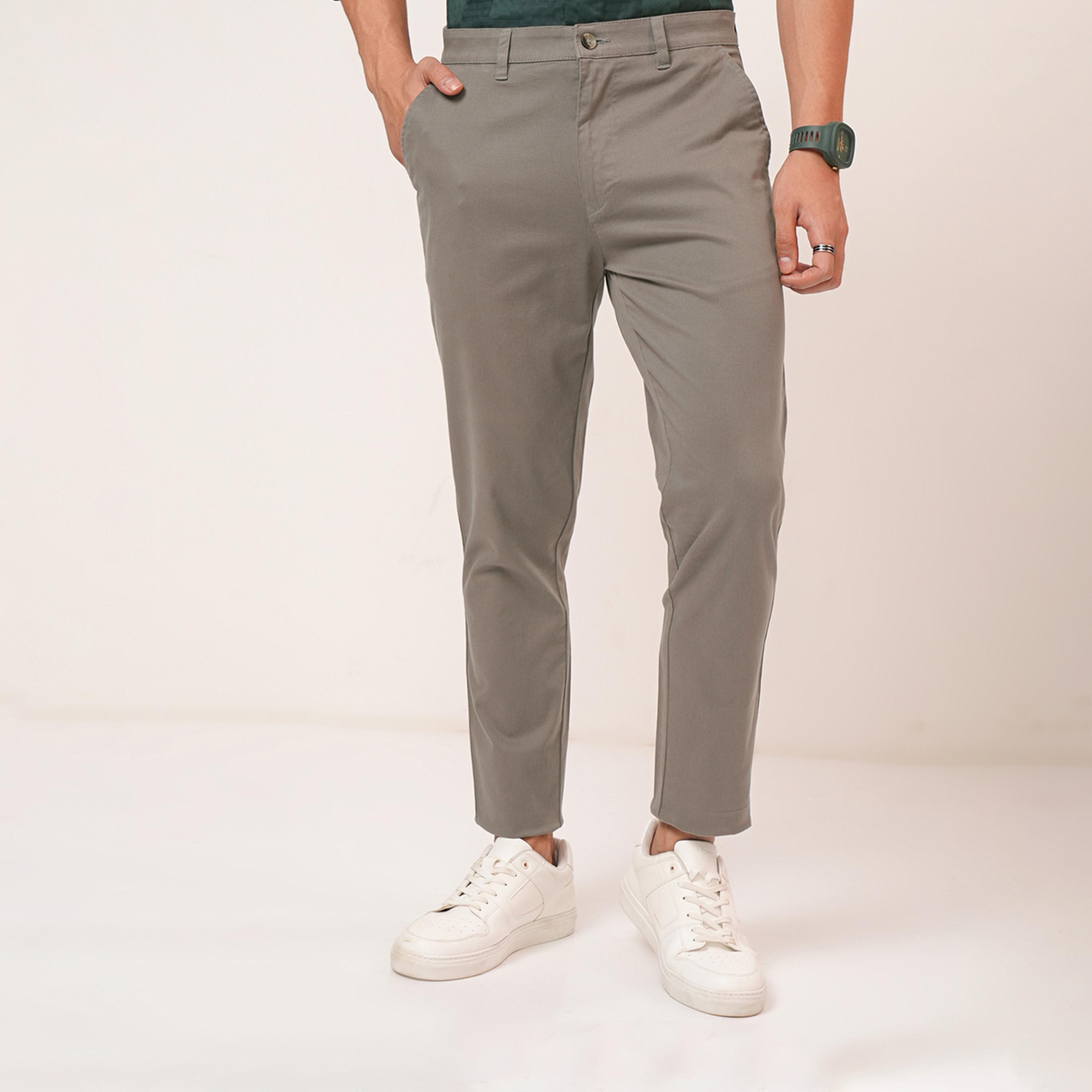 هايلاندر ستايلي - بنطال تشينو بقصّة سليم بخصر متوسط الارتفاع-men-clothing-bottoms-trousersandchinos-trousers-image-1