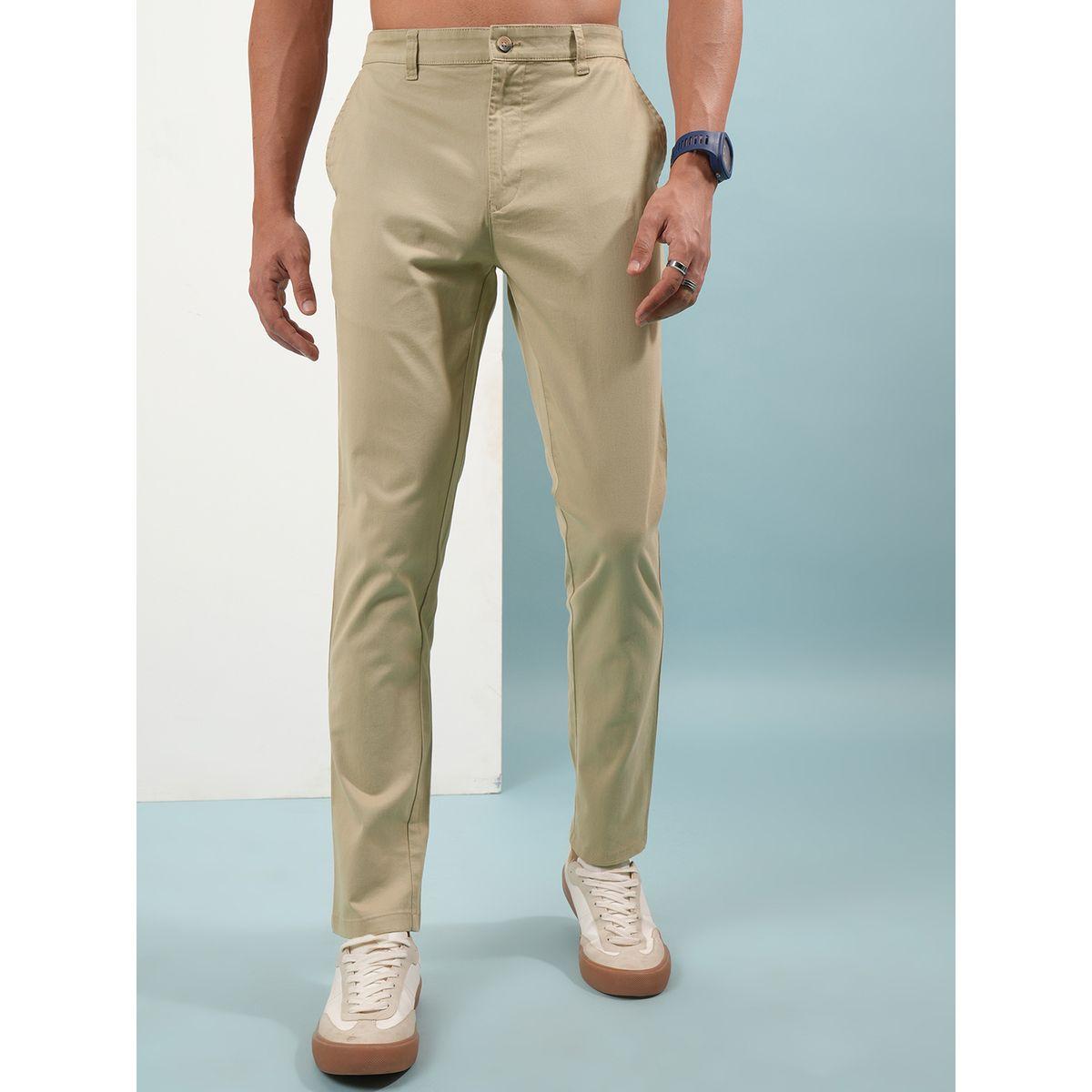 بنطال تشينو بقصة عادية وخصر متوسط هايلاندر × ستايلي-men-clothing-bottoms-trousersandchinos-trousers-image-7