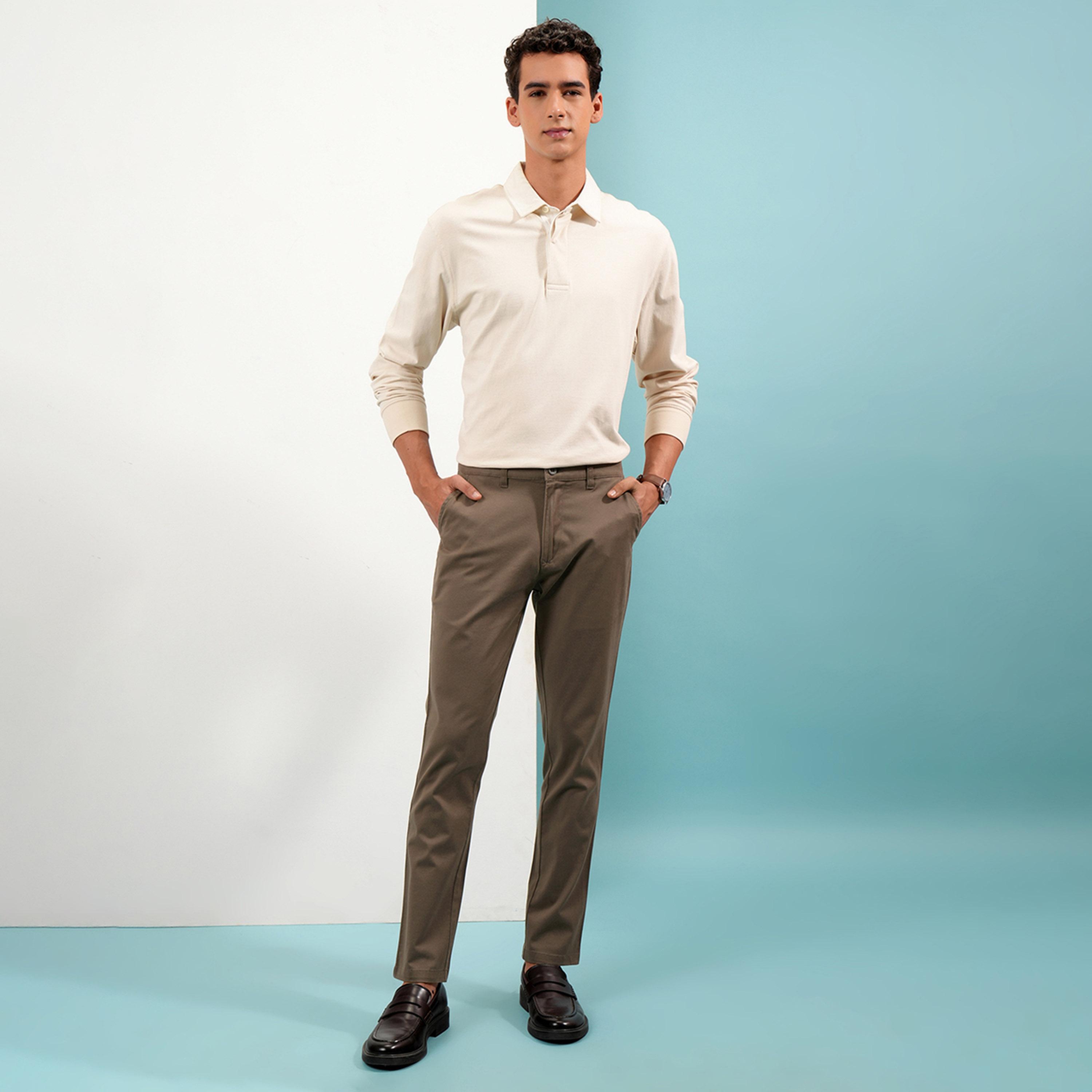 Highlander X Styli Mid Rise Regular Fit Chino Trousers-men-clothing-bottoms-trousersandchinos-trousers-image-2