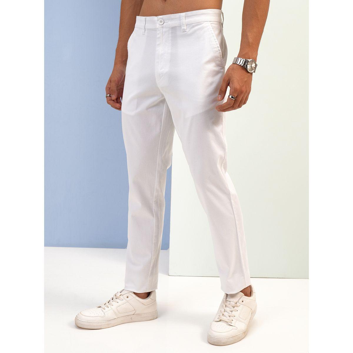 بنطال تشينو بقصة عادية وخصر متوسط هايلاندر × ستايلي-men-clothing-bottoms-trousersandchinos-trousers-image-4