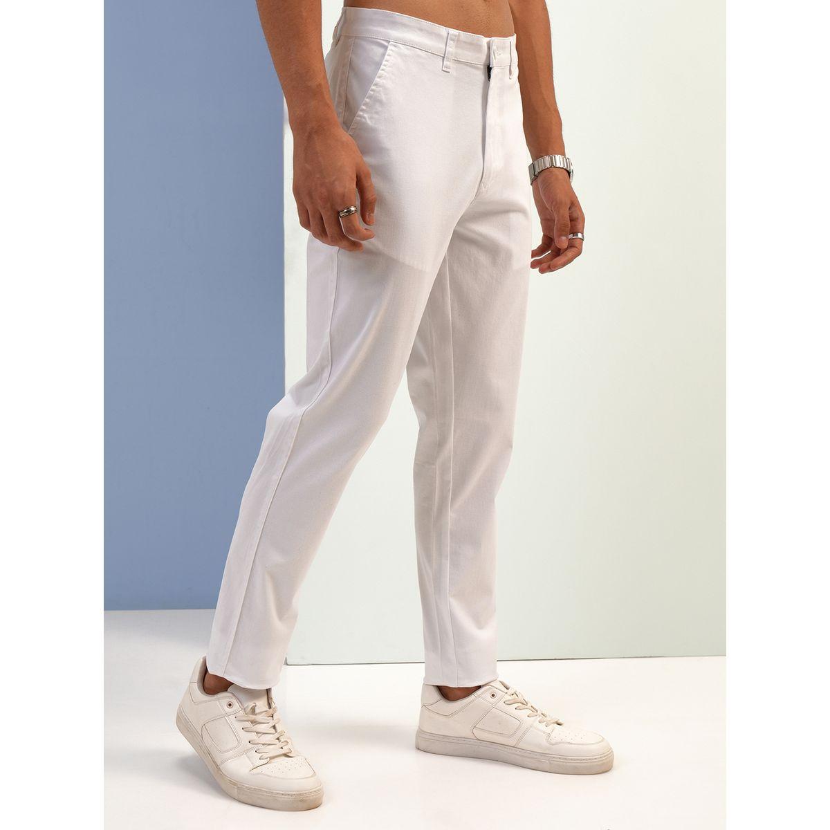 بنطال تشينو بقصة عادية وخصر متوسط هايلاندر × ستايلي-men-clothing-bottoms-trousersandchinos-trousers-image-6