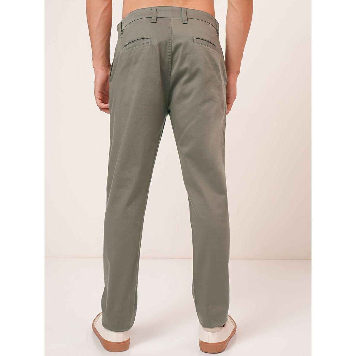 بنطال تشينو بقصة عادية وخصر متوسط هايلاندر × ستايلي-men-clothing-bottoms-trousersandchinos-trousers-image-3