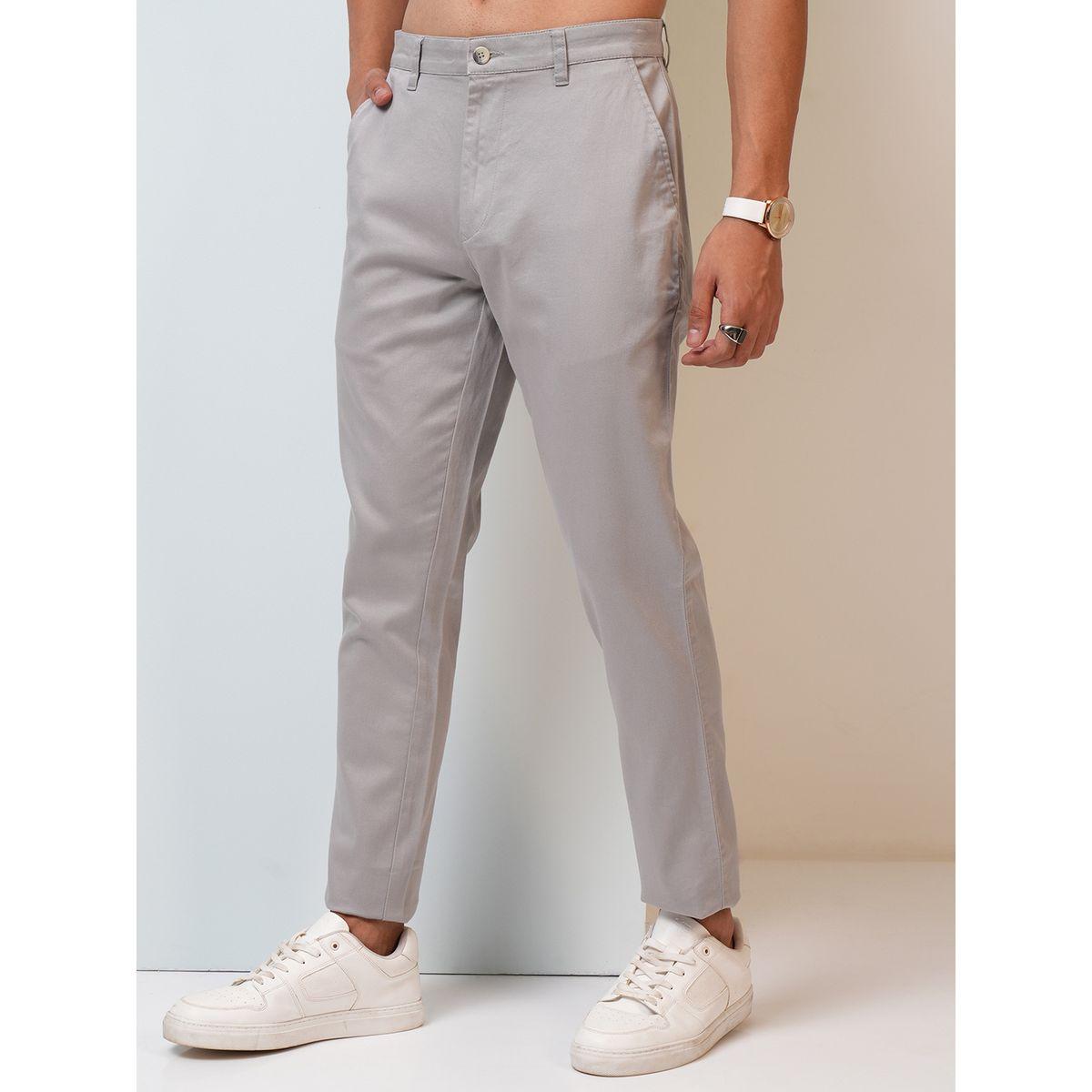 بنطال تشينو بقصة عادية وخصر متوسط هايلاندر × ستايلي-men-clothing-bottoms-trousersandchinos-trousers-image-4