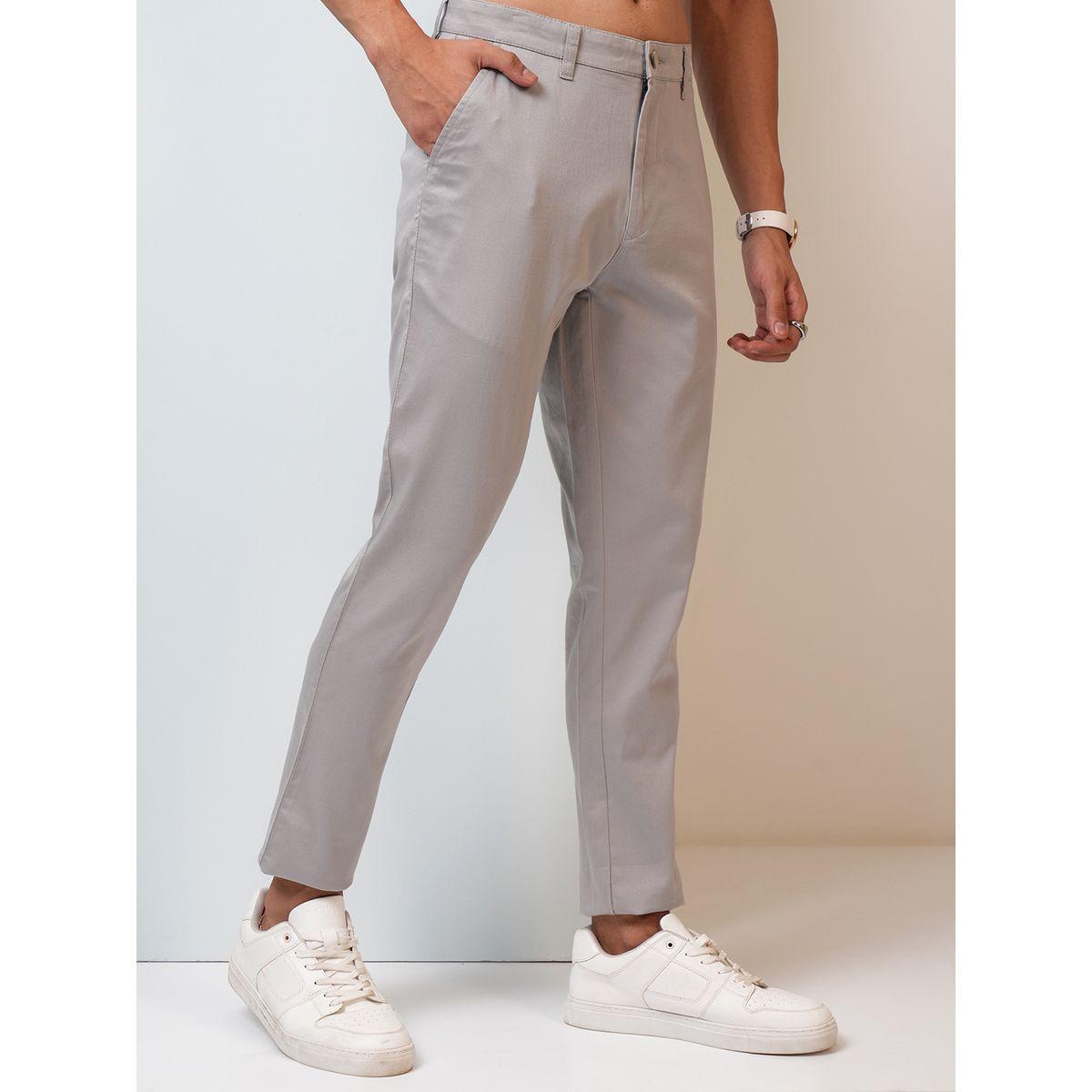 بنطال تشينو بقصة عادية وخصر متوسط هايلاندر × ستايلي-men-clothing-bottoms-trousersandchinos-trousers-image-6