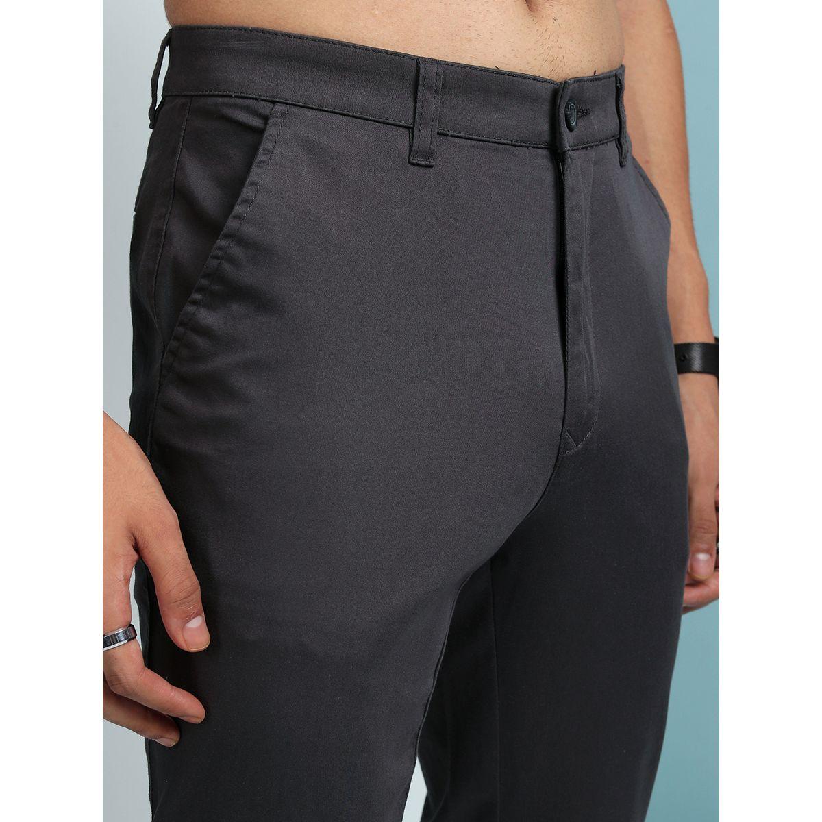 بنطال تشينو بقصة عادية وخصر متوسط هايلاندر × ستايلي-men-clothing-bottoms-trousersandchinos-trousers-image-5