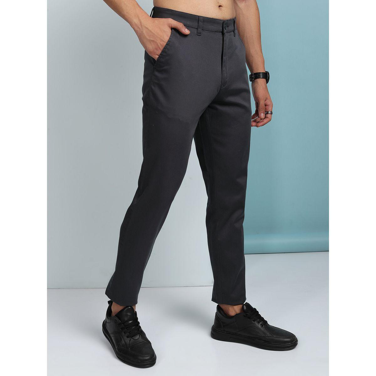 بنطال تشينو بقصة عادية وخصر متوسط هايلاندر × ستايلي-men-clothing-bottoms-trousersandchinos-trousers-image-6