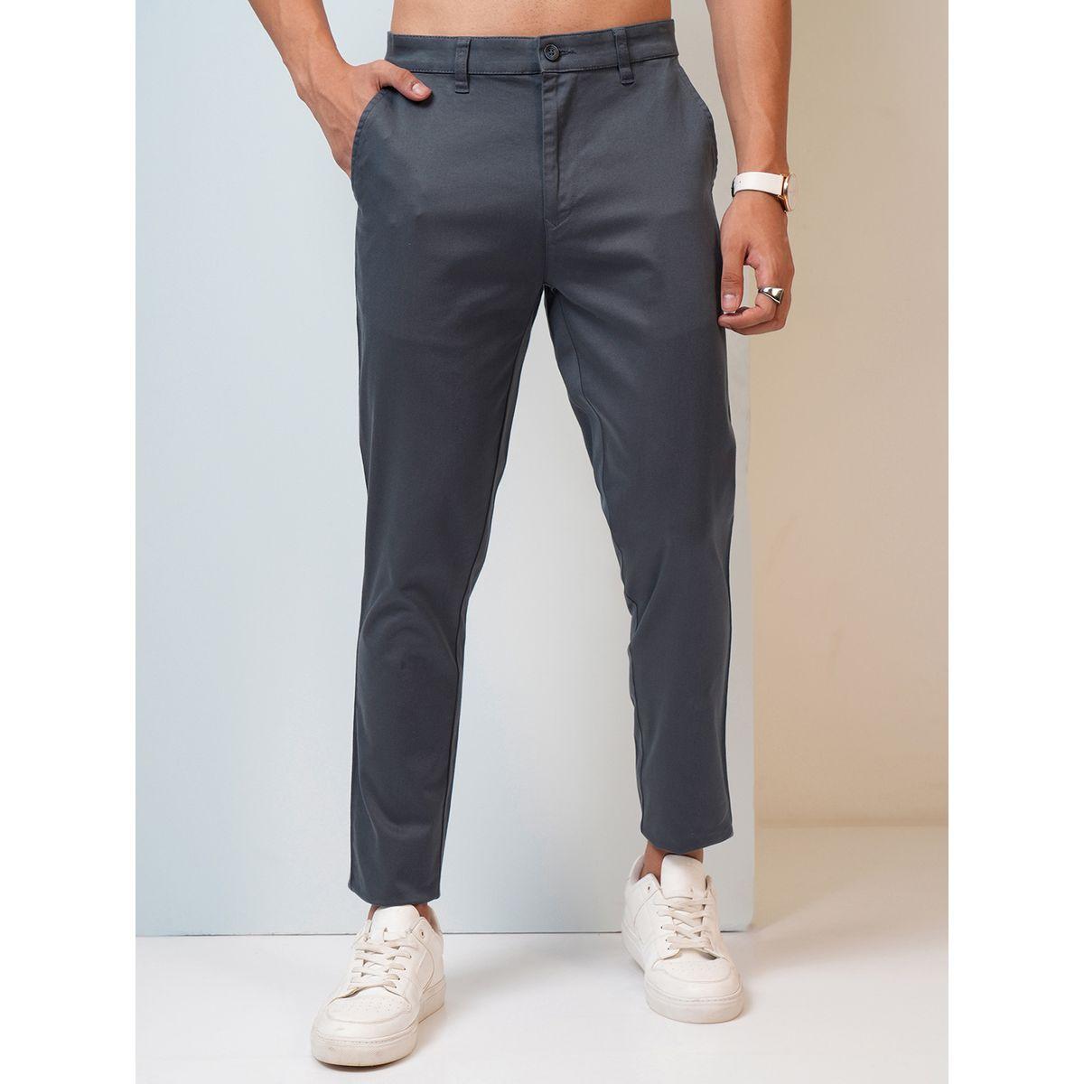 بنطال تشينو بقصة عادية وخصر متوسط هايلاندر × ستايلي-men-clothing-bottoms-trousersandchinos-trousers-image-1