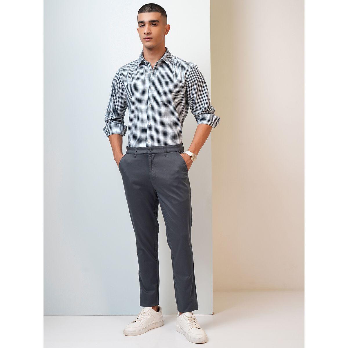 بنطال تشينو بقصة عادية وخصر متوسط هايلاندر × ستايلي-men-clothing-bottoms-trousersandchinos-trousers-image-2